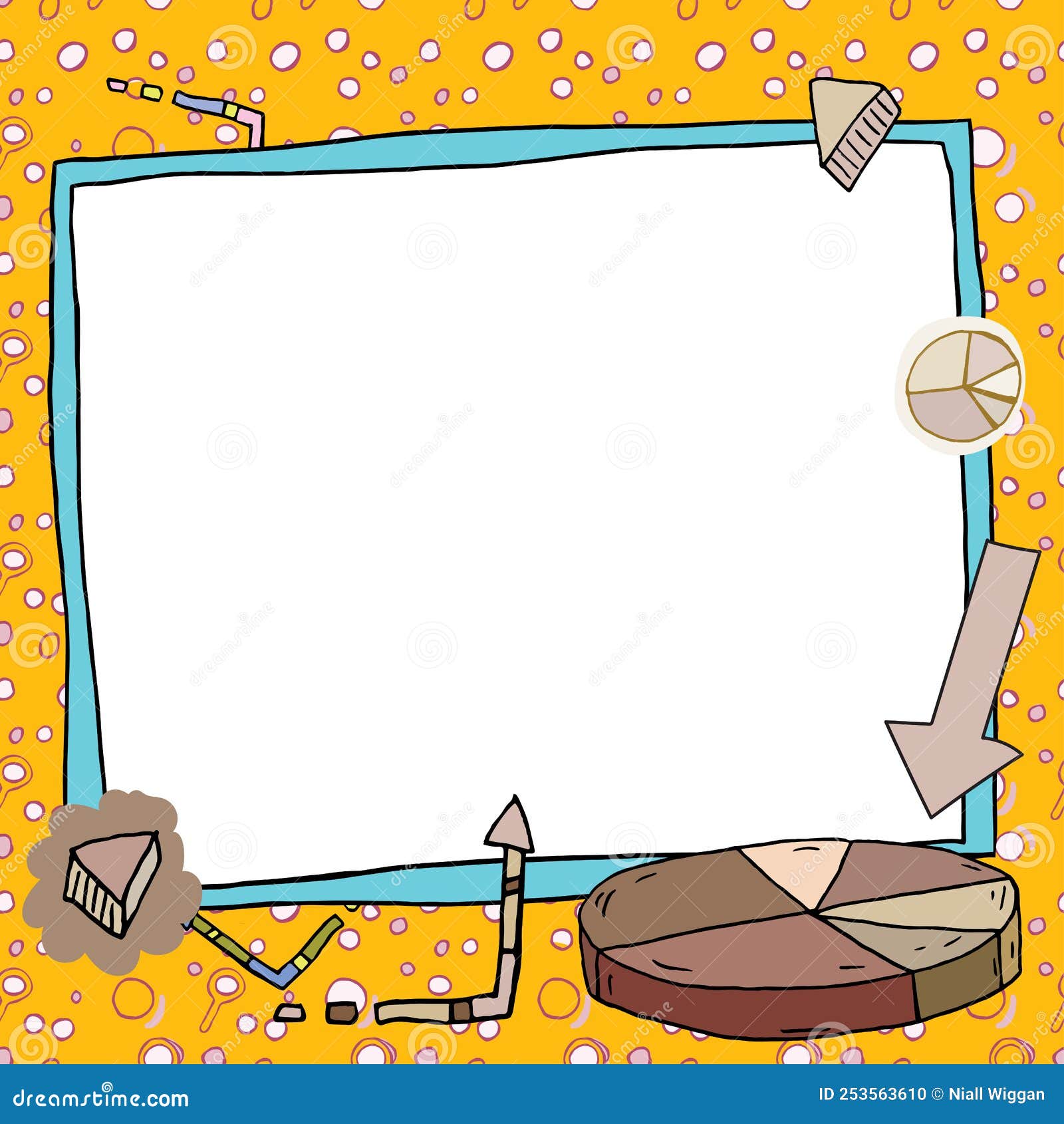 Important Message Presented on Presentation Board with Charts and