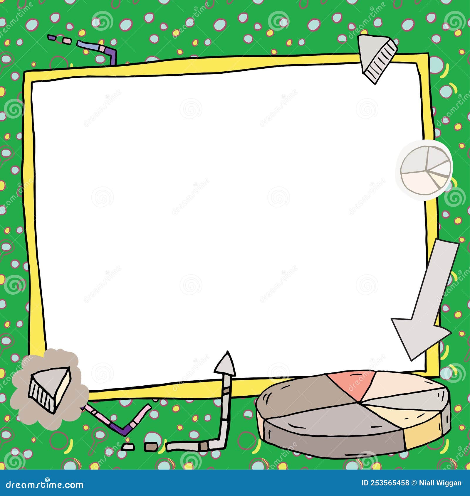 Important Message Presented on Presentation Board with Charts and