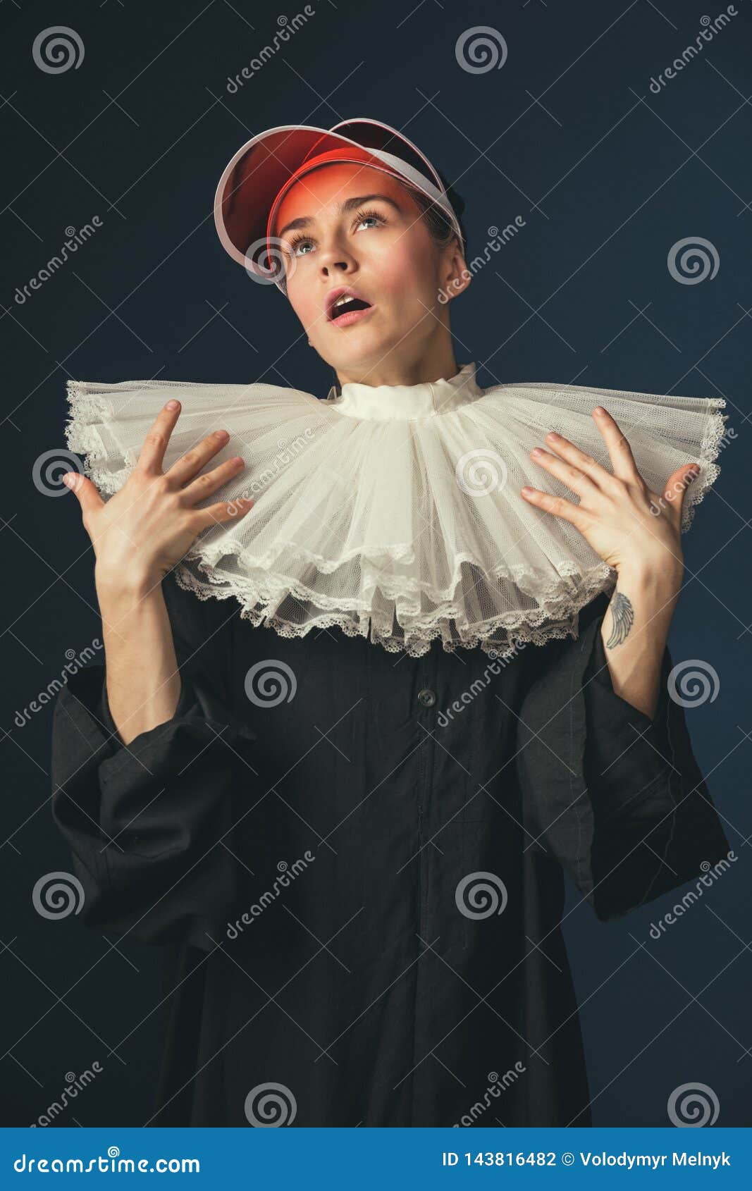 Medieval Young Woman As a Nun Stock Photo - Image of elegant, castle ...