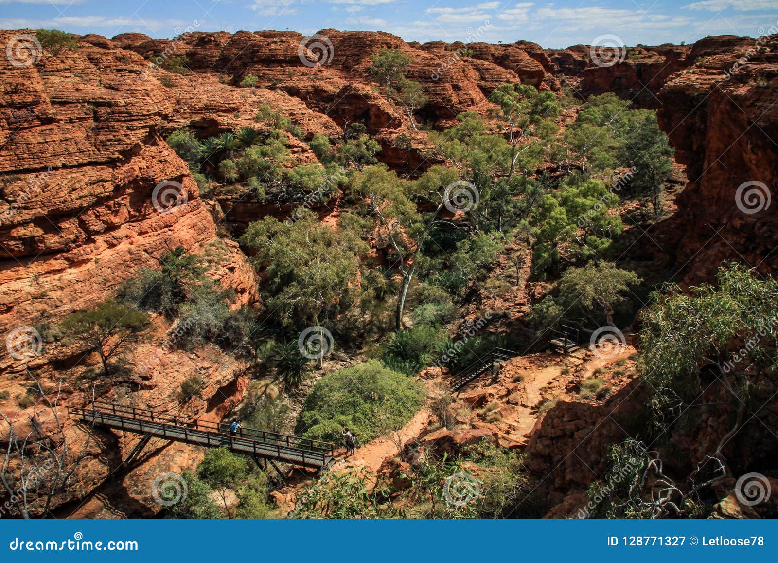 the impressive king`s canyon, northern territory, australia