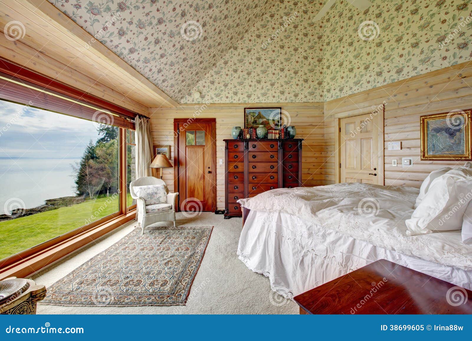 Impressive Spacious Bedroom Stock Image Image Of Free