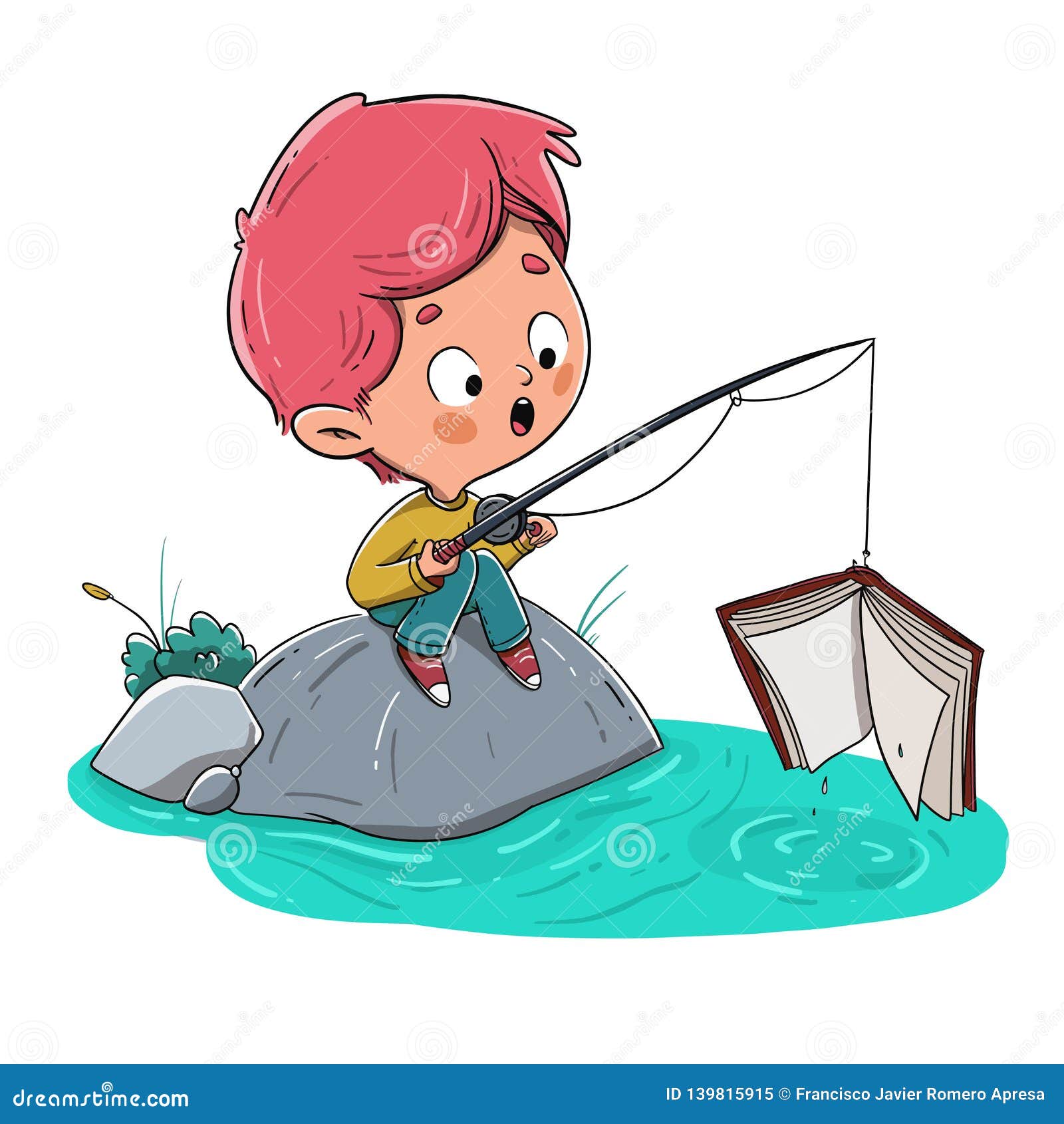 5,441 Boy Fishing Cartoon Royalty-Free Images, Stock Photos