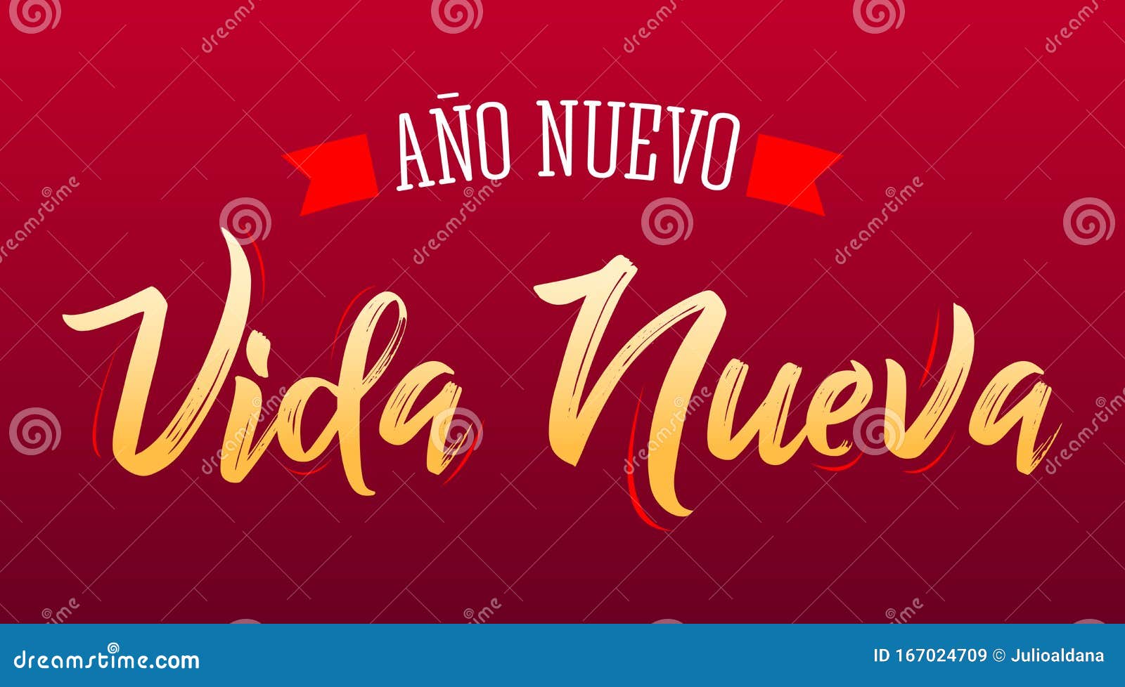 ano nuevo vida nueva, new year new life spanish text  .