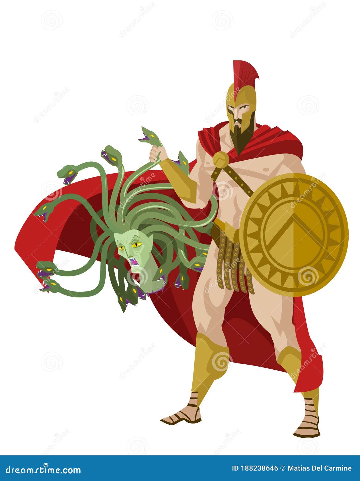 perseus greek mythology hero with medusa head