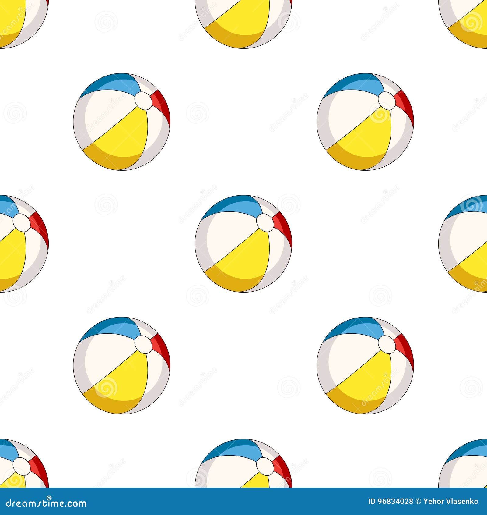 inable multicolored ball.summer rest single icon in cartoon style   stock .