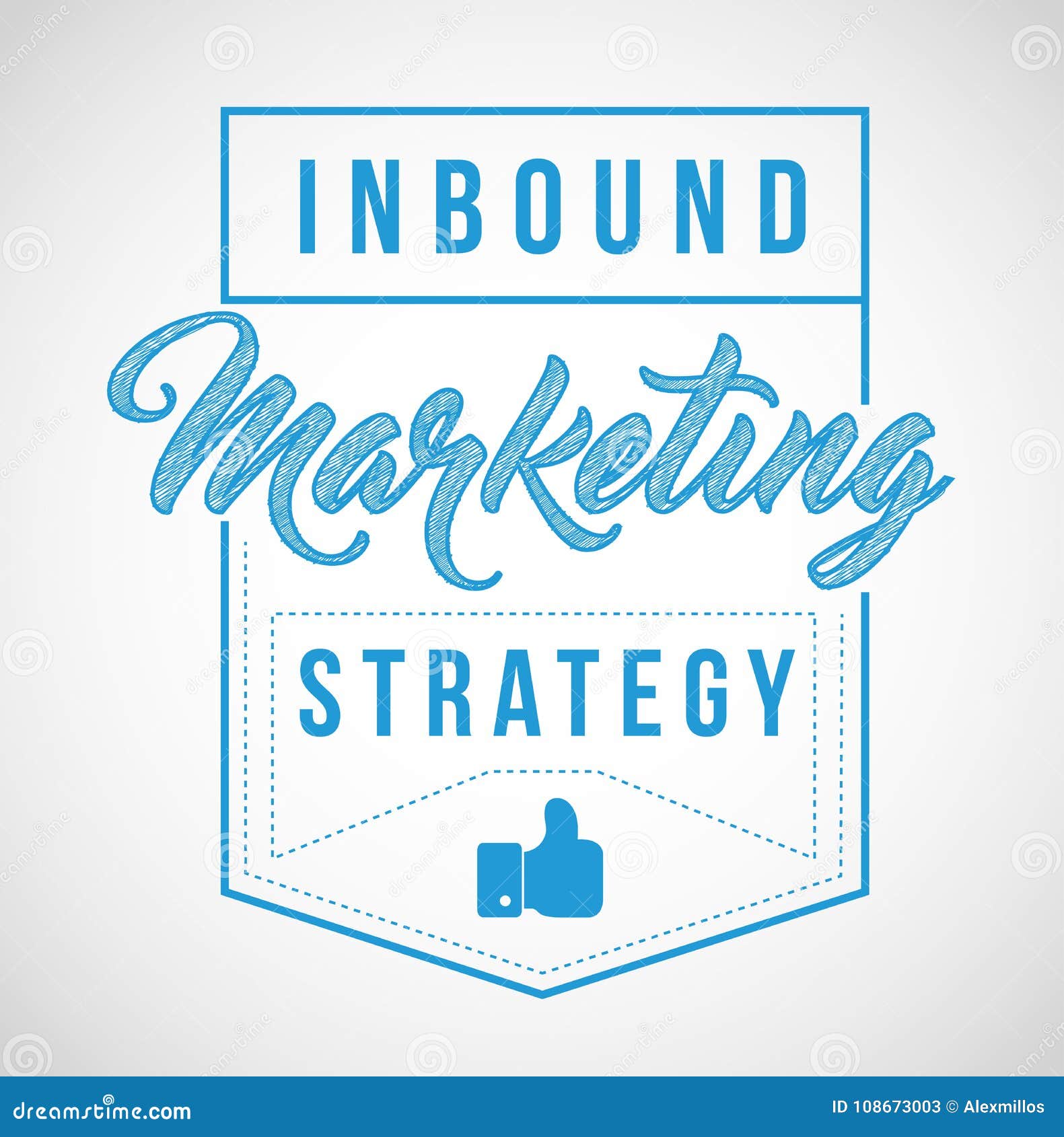 inbound marketing strategy sign stamp seal  