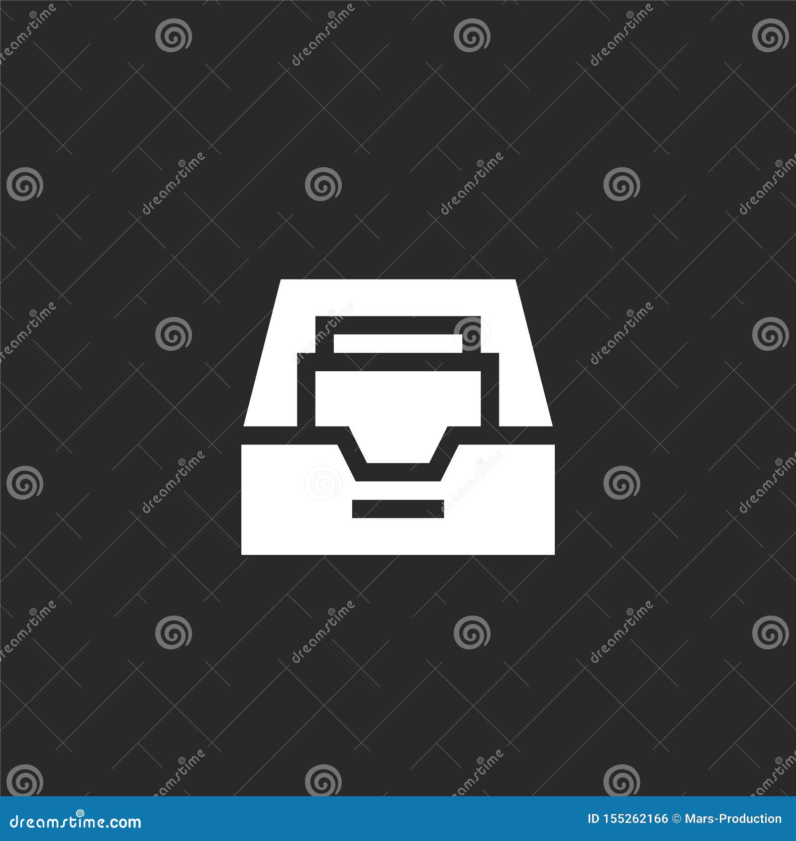 inbox icon. filled inbox icon for website  and mobile, app development. inbox icon from filled dialogue assests collection