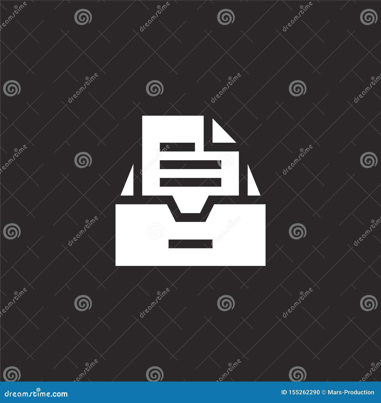 inbox icon. filled inbox icon for website  and mobile, app development. inbox icon from filled dialogue assests collection