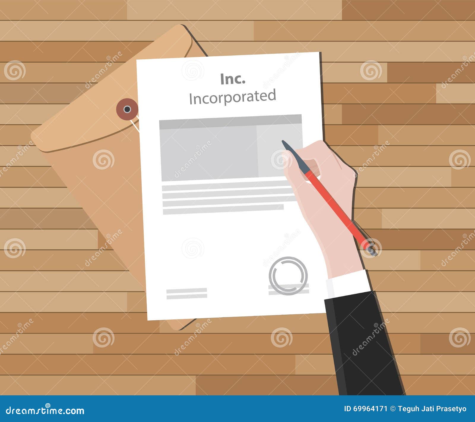 inc. incorporated incorporation company document paper