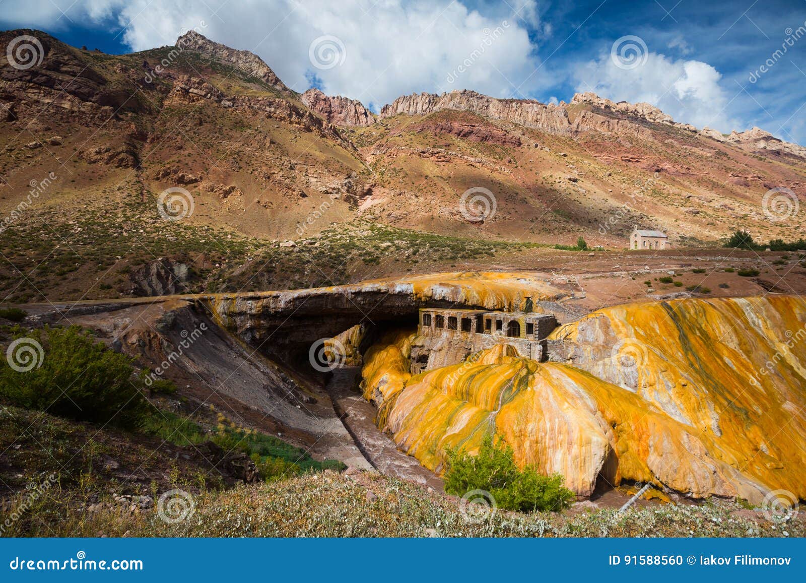 inca bridge puente del inca, mendoza, argentina