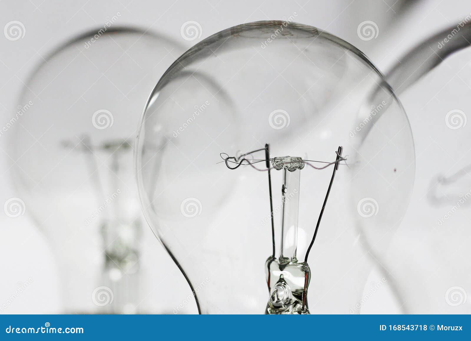 Incandescent Light Bulb with No Electric Power Stock Photo Image of
