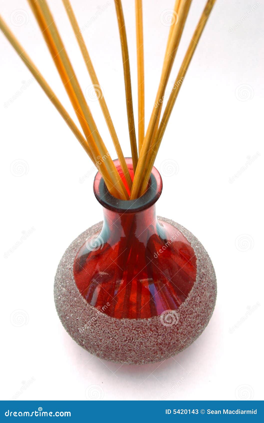 Incense stock image. Image of foreground, white, isolated 5420143