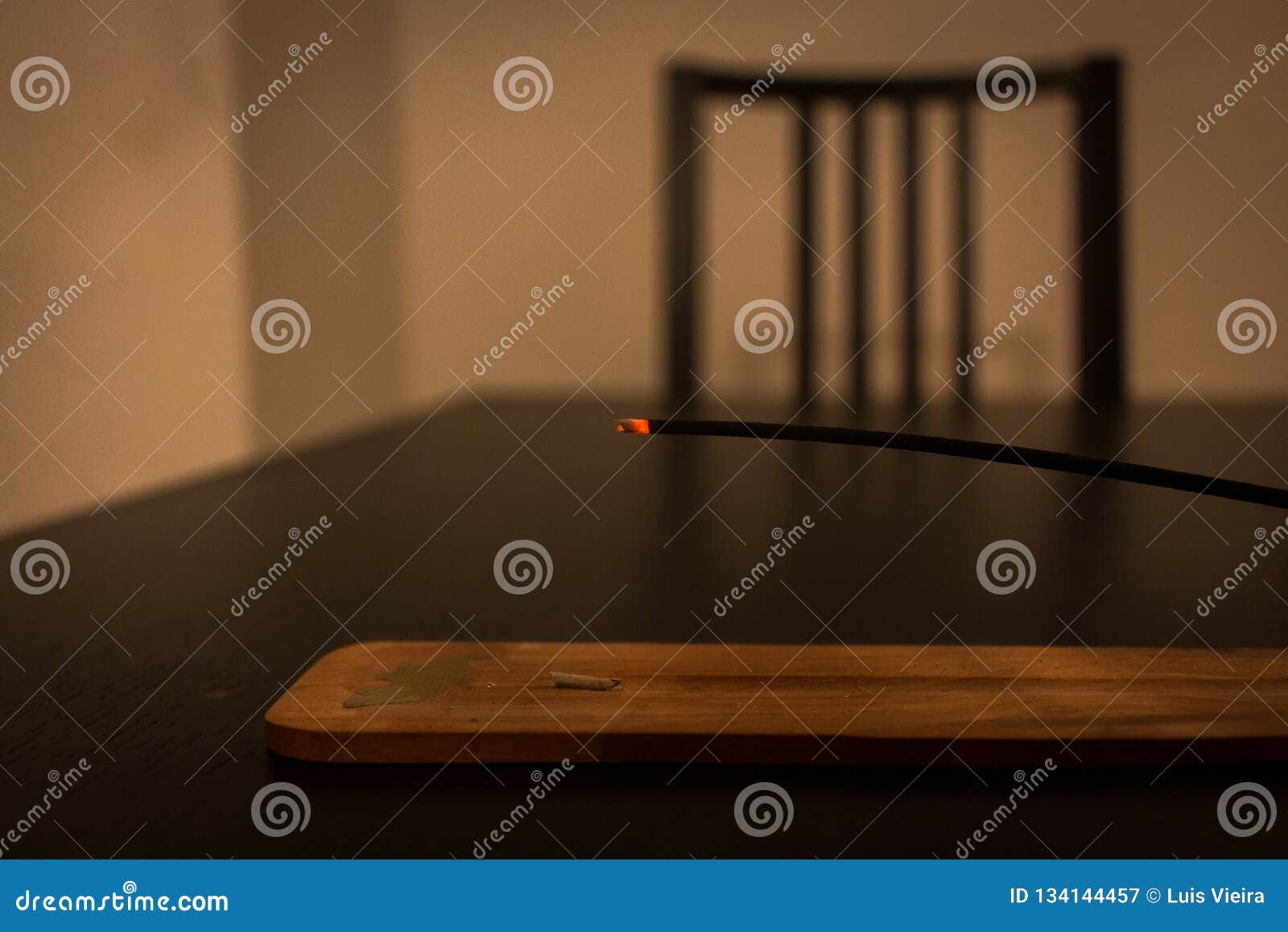 Incense burning stock image. Image of home, empty, closeup 134144457