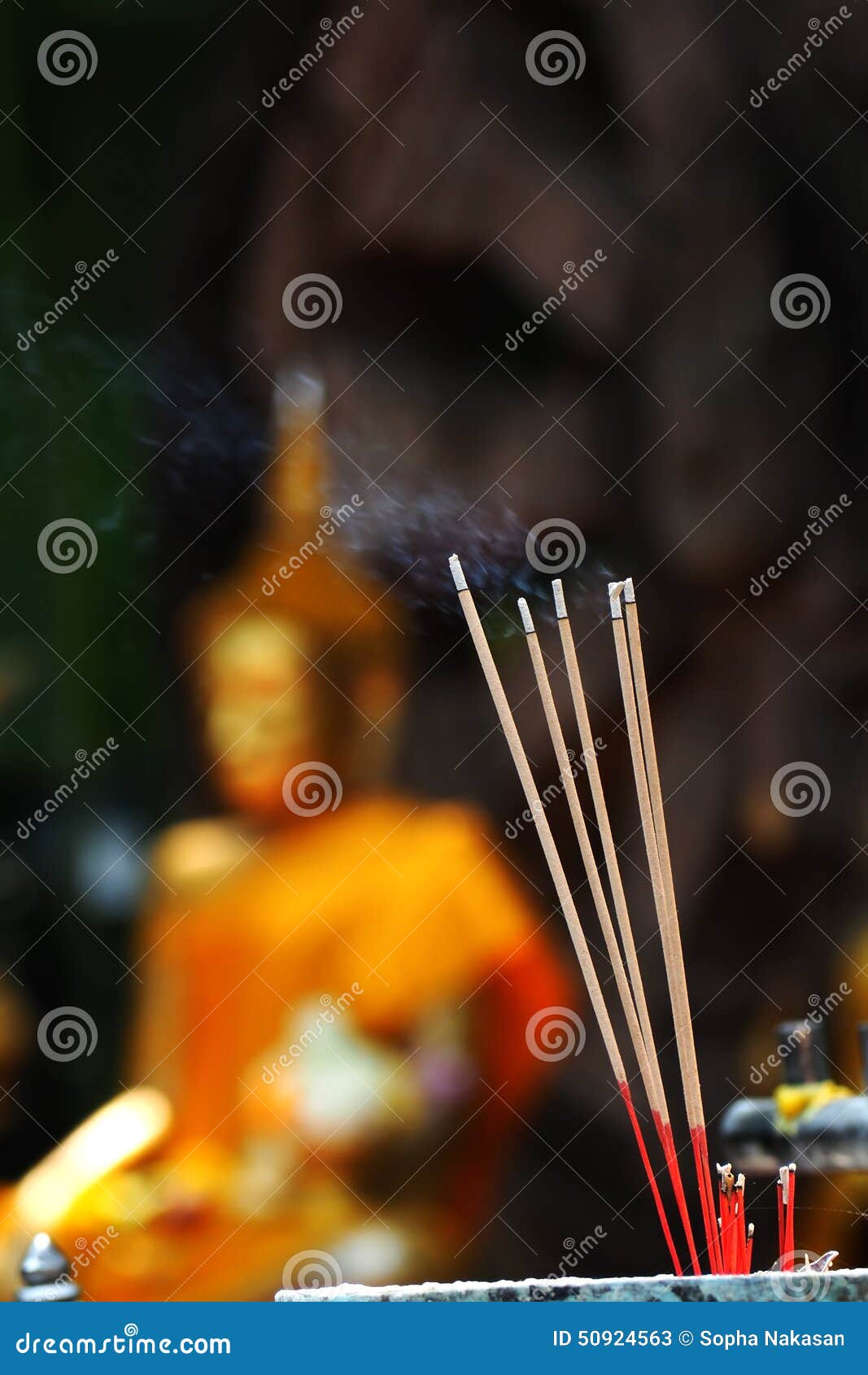 Incense for pray stock image. Image of pray, hallow, temple 50924563