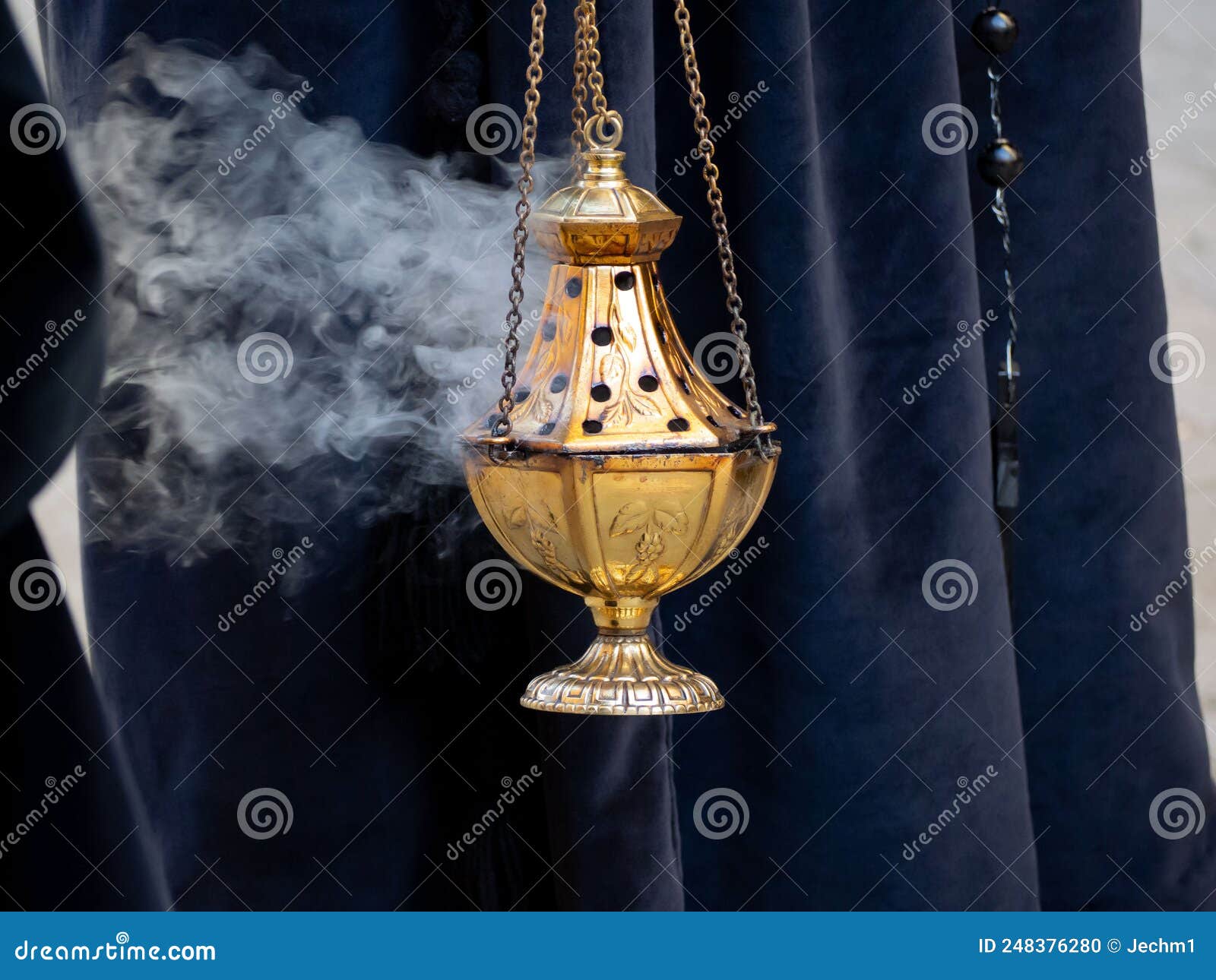 Incense in a Thurible En Easter Week Stock Photo Image of ritual