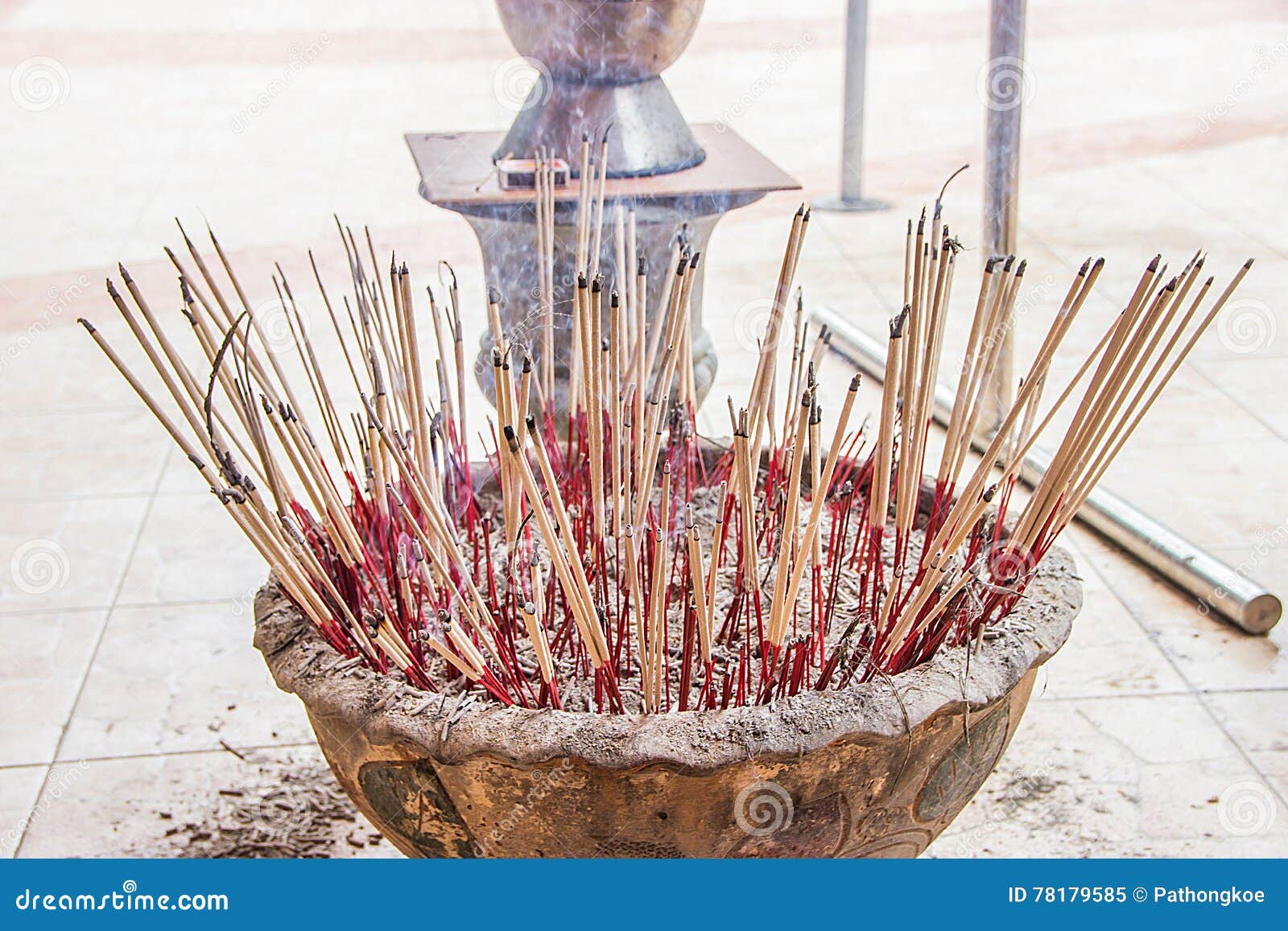 Incense To Worship the Buddha Stock Image Image of hope, incense