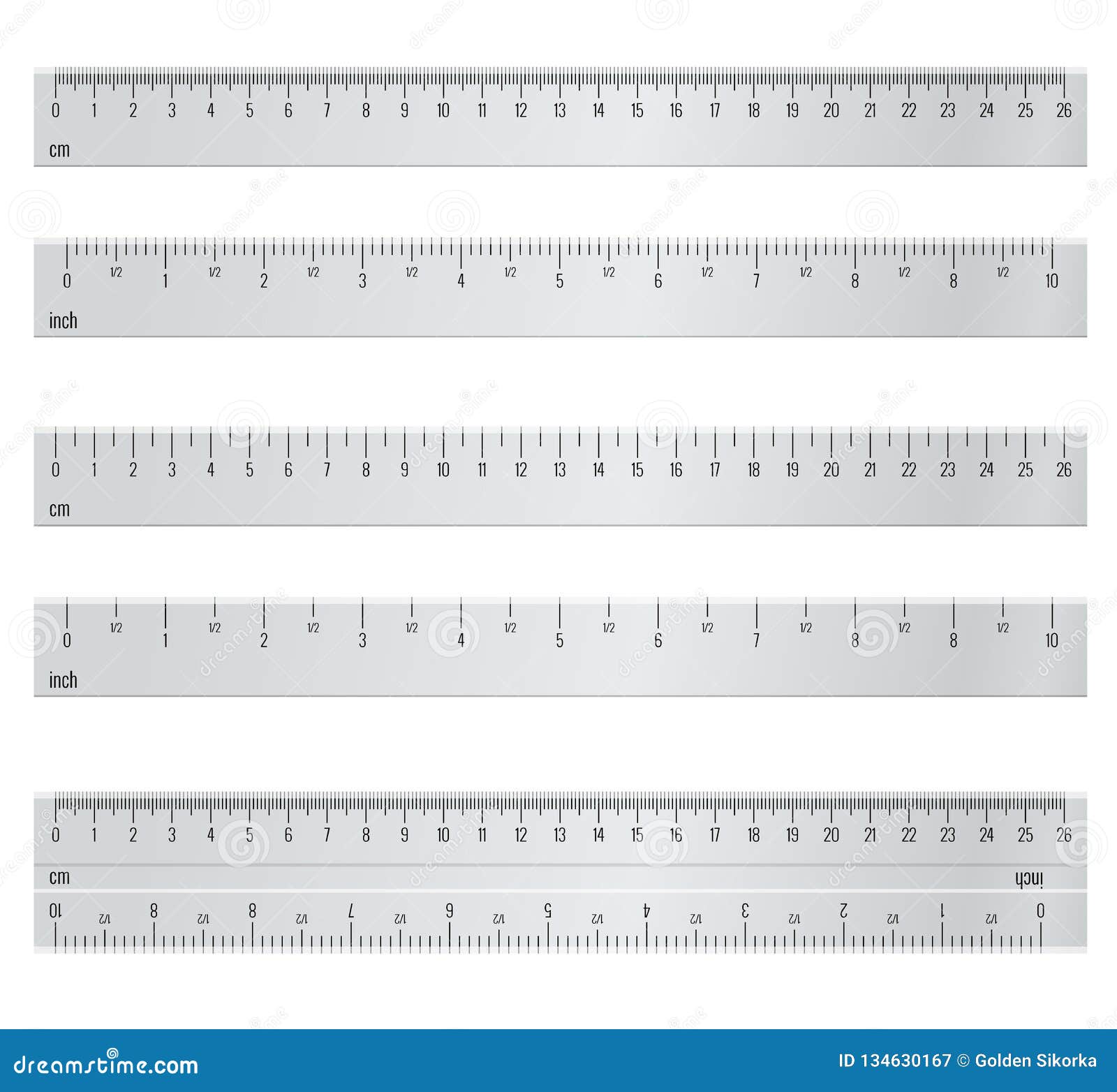 Centimeters To Inches Chart