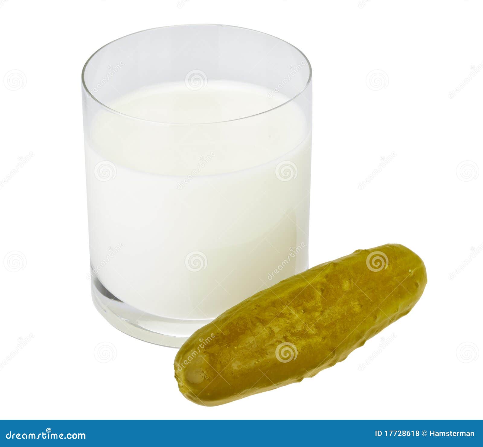 Eating Products Milk and Cucumber Stock Photo Image of