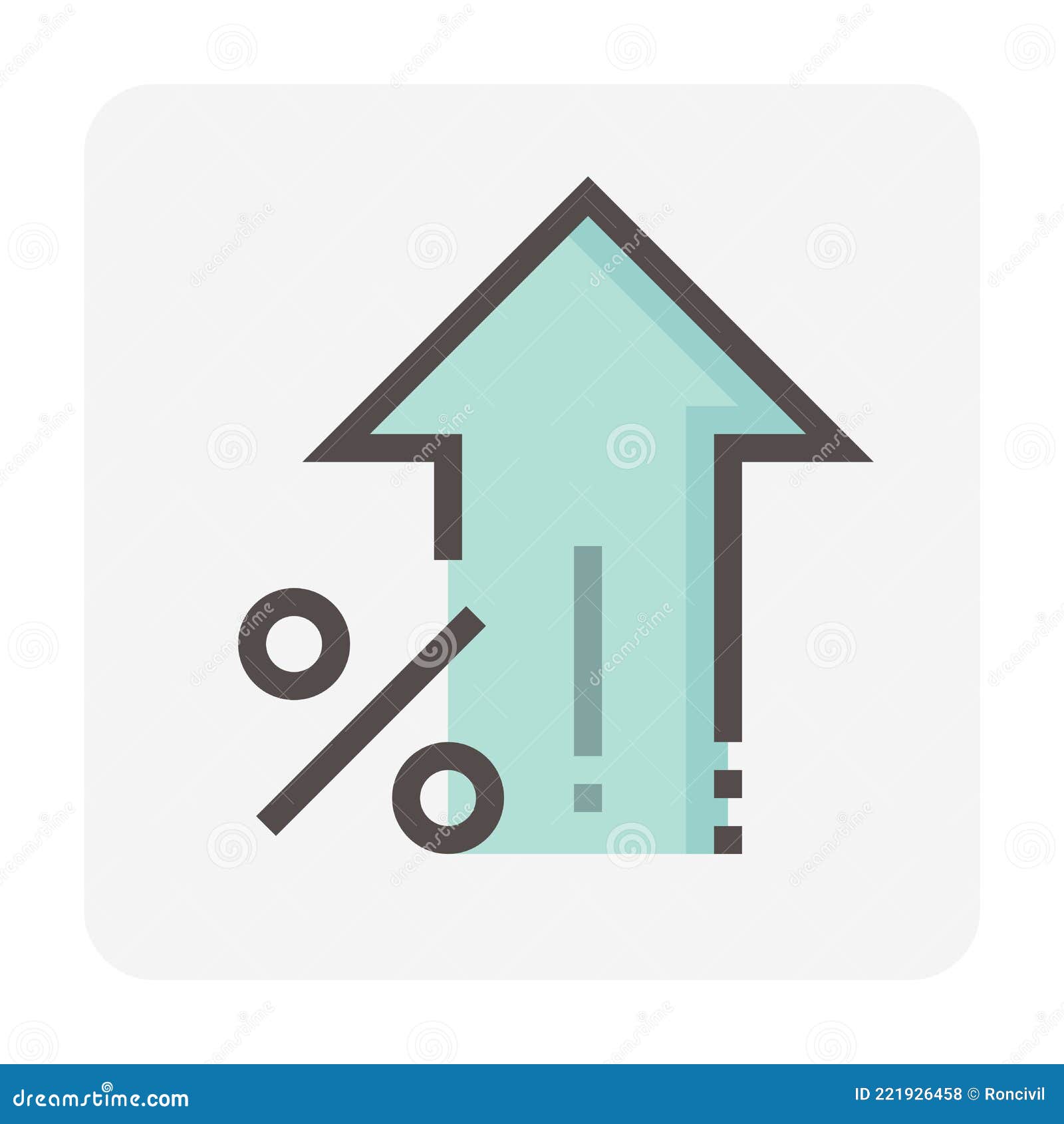 Percent Increase Vector Design. 48x48 Pixel Perfect and Editable Line ...