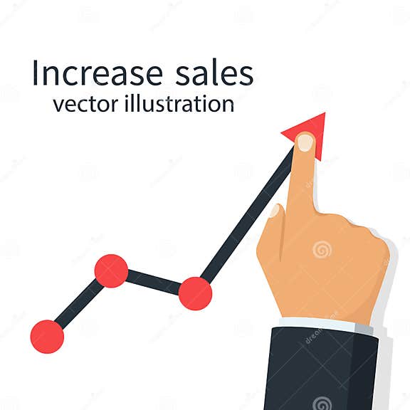 Increase sales vector stock vector. Illustration of arrow - 101223011