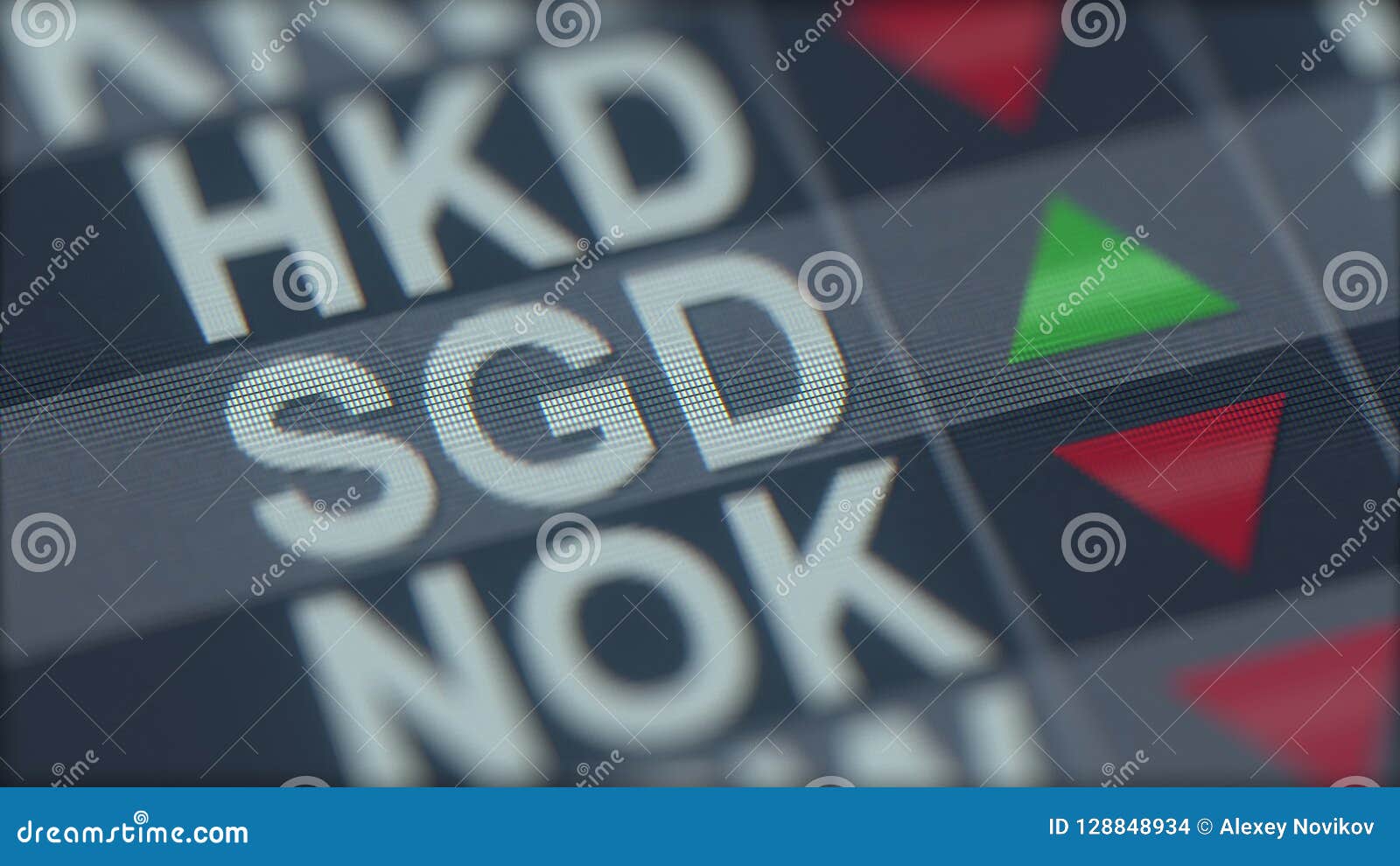 Increasing Singapore Dollar Exchange Rate Indicator on Computer Screen. SGD  Forex Ticker. 3D Rendering Stock Illustration - Illustration of market,  finance: 128848934