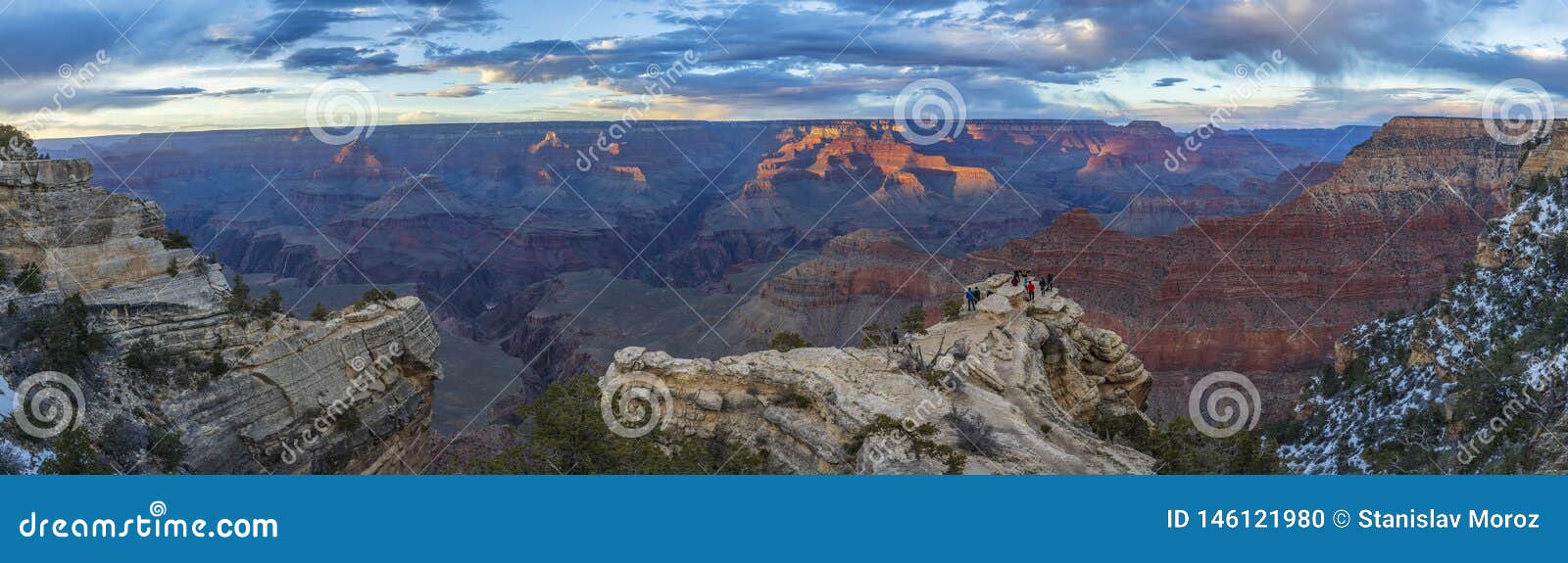 Grand Canyon At Sunset Stock Photo Image Of Colors 146121980