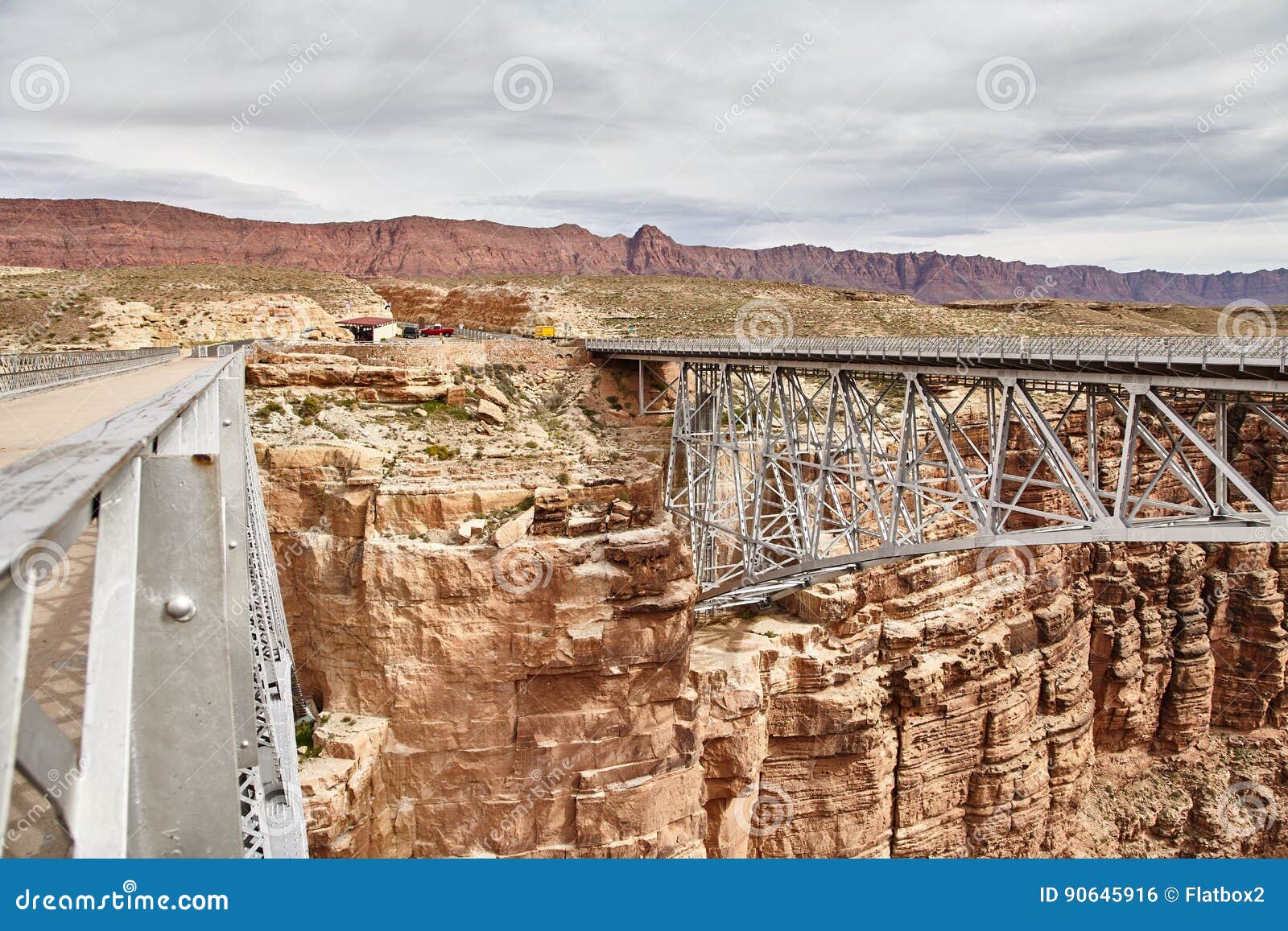 Incredibly beautiful Navajo bridige on the Grand Canyon, Arizona, USA.