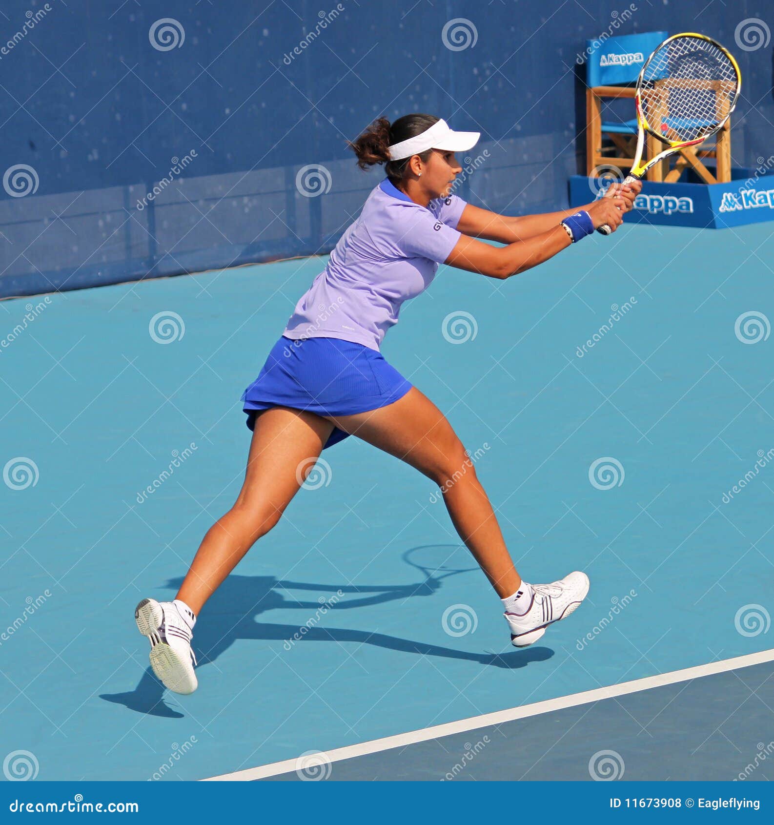 Ind Mirza球员专业sania网球编辑类库存照片 图片包括有执行 旁观者 有效地 体育运动