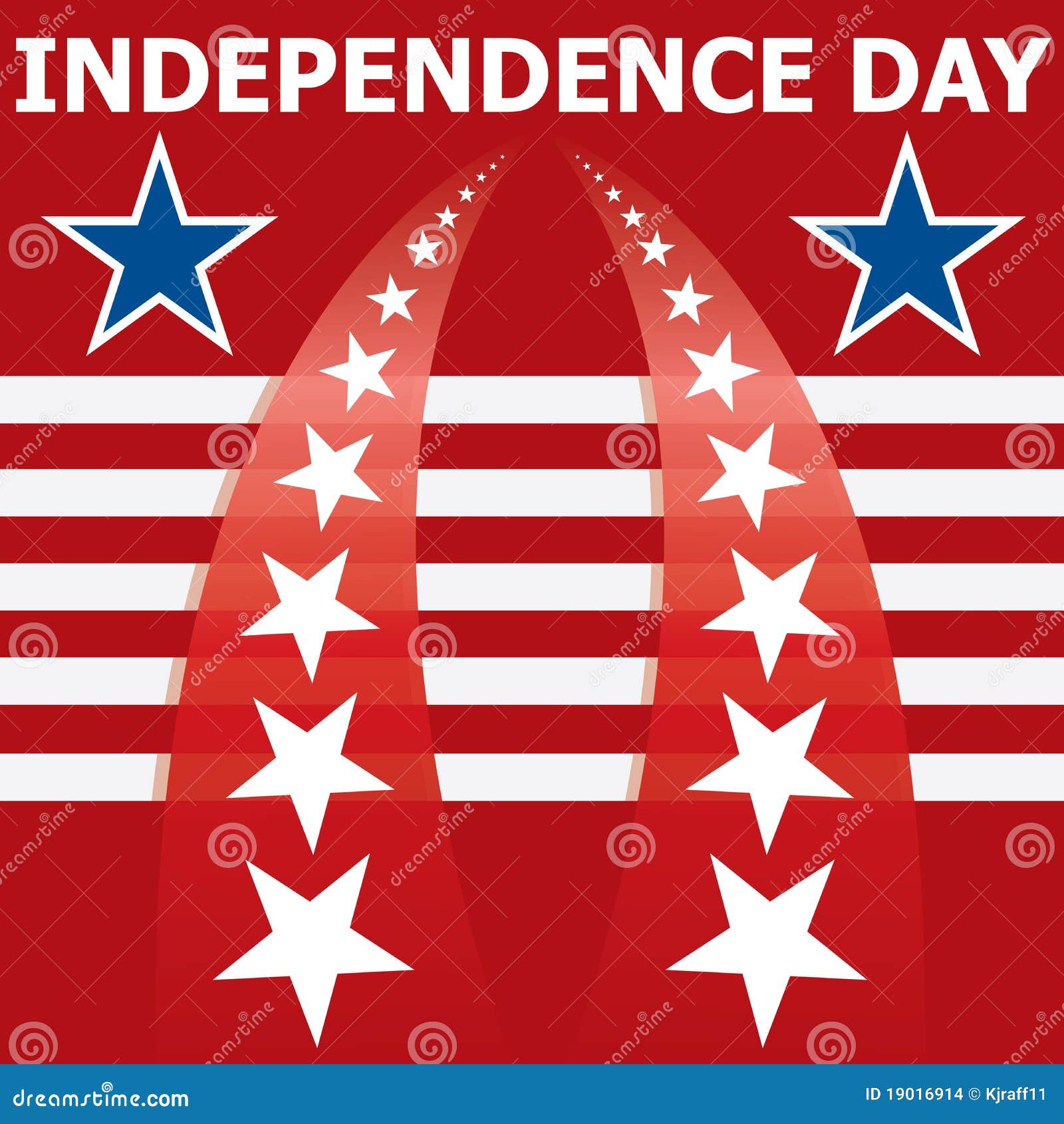 Independence day banner stock vector. Illustration of united - 19016914