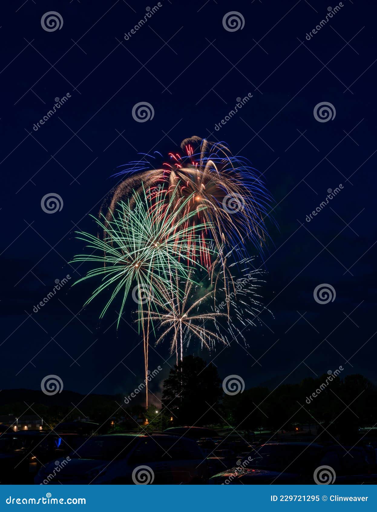 Independence Day Celebration Fireworks Stock Image - Image of explosion ...