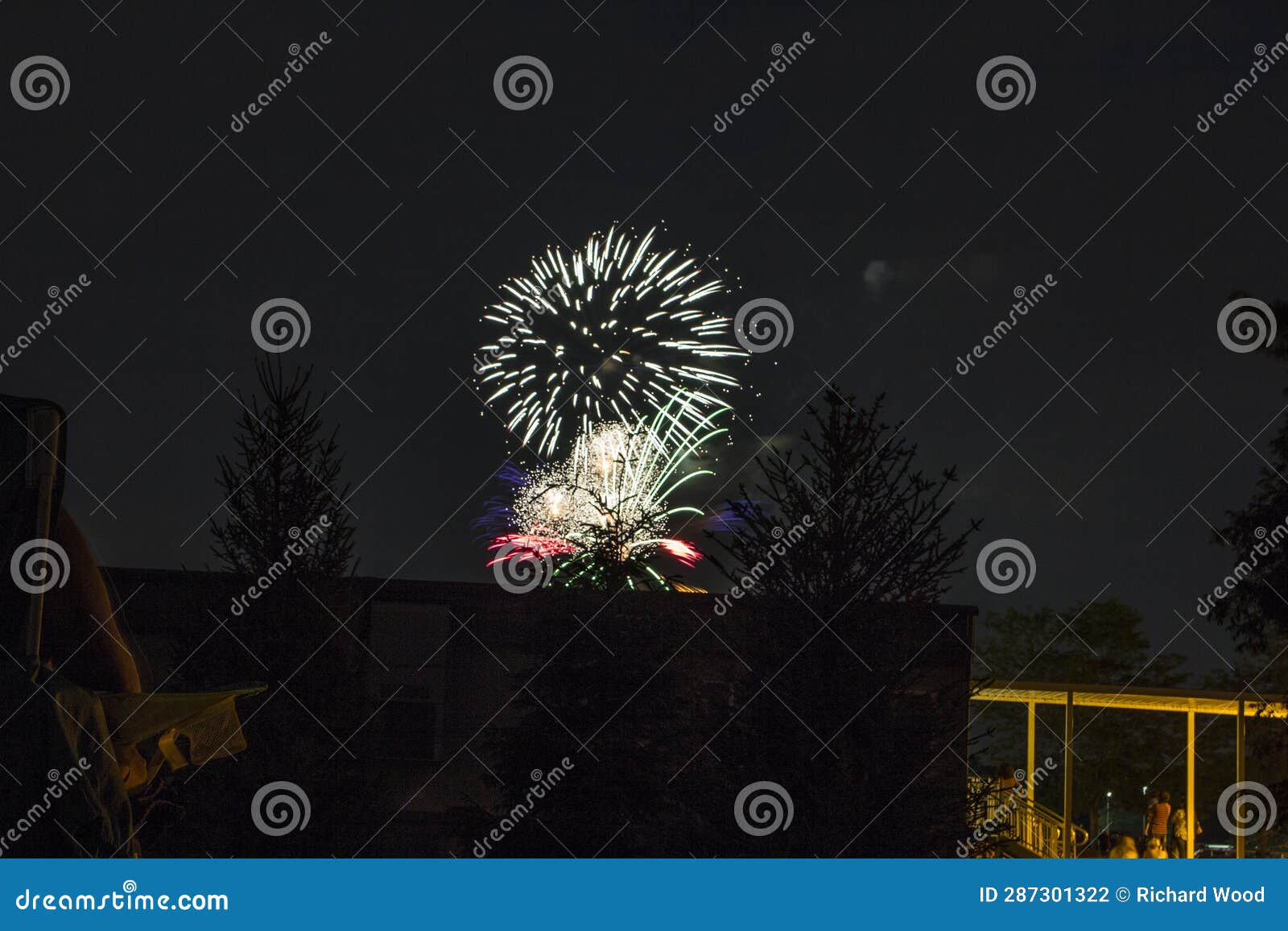 Independence Day Fireworks Display, Worthington, Ohio, July 4, 2022