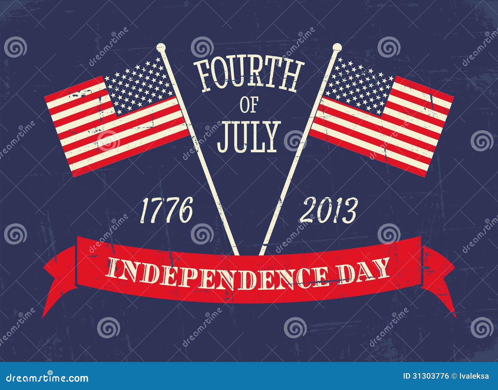 Independence Day Greeting Card Stock Vector - Illustration of memorial, nation: 31303776
