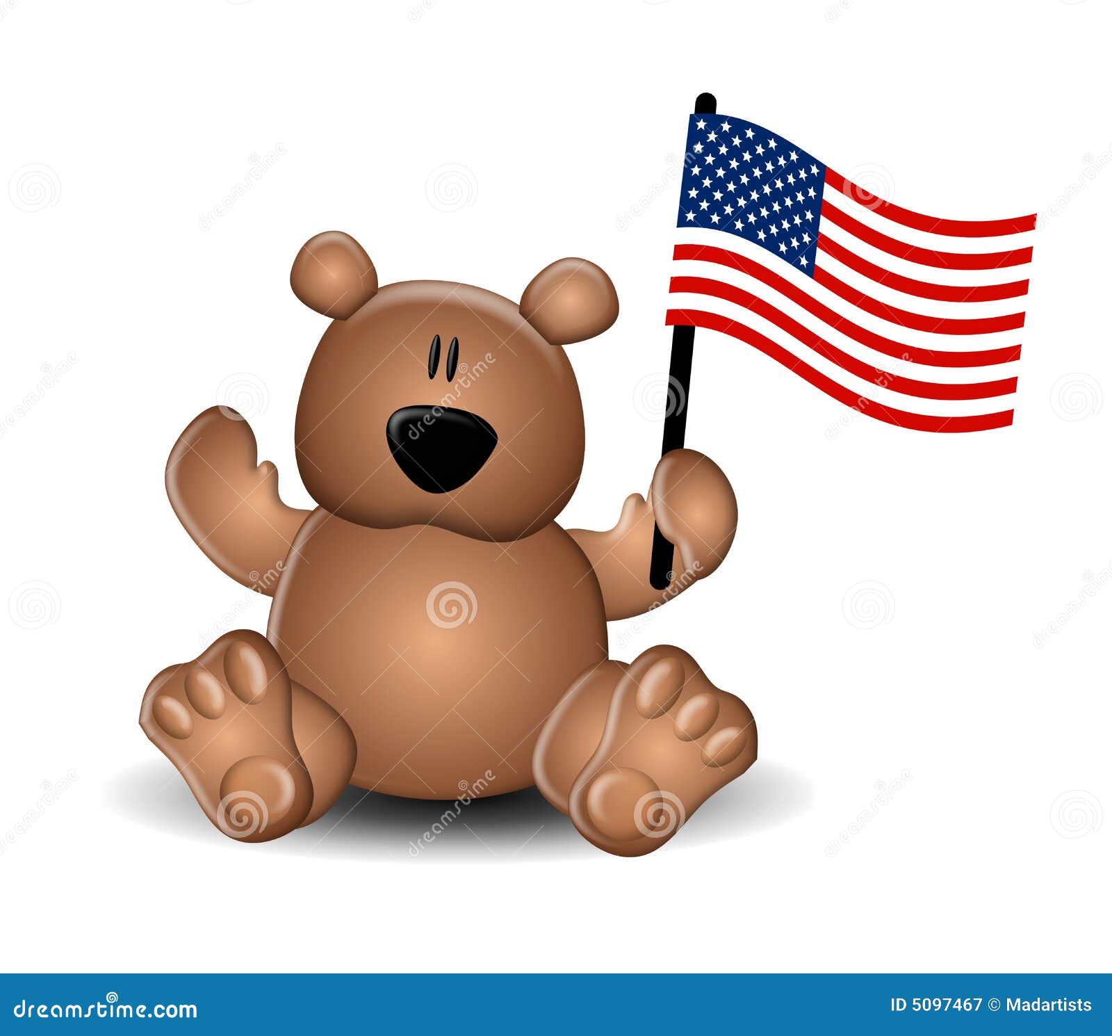 patriotic teddy bear clip art - photo #18