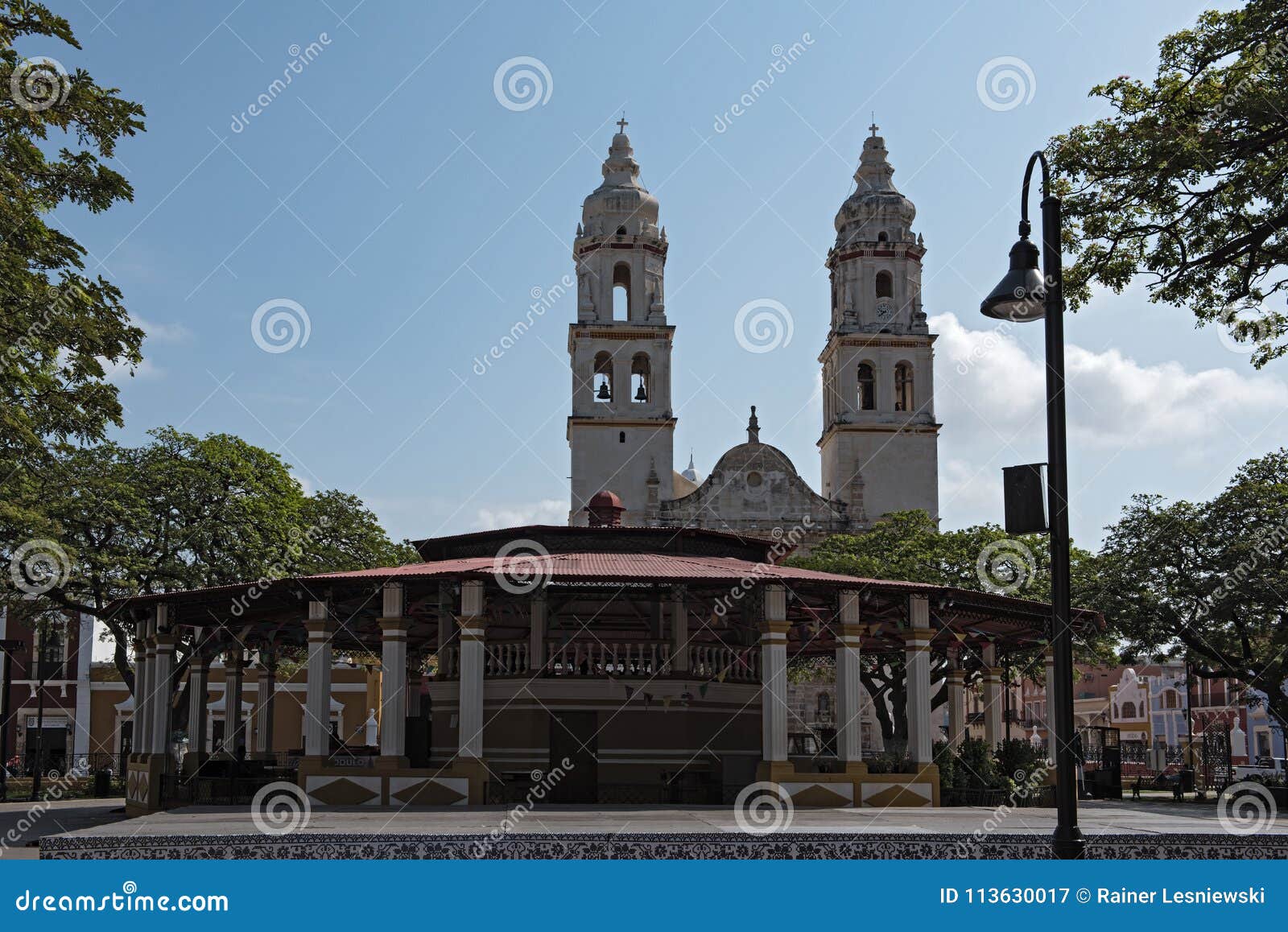 Independence Park with Cathedral in San Francisco De Campeche, Mexico Stock Image - Image of blue, tower: 113630017 Independence Park with Cathedral in San Francisco De Campeche, Mexico Stock Image - Image of blue, tower: 113630017