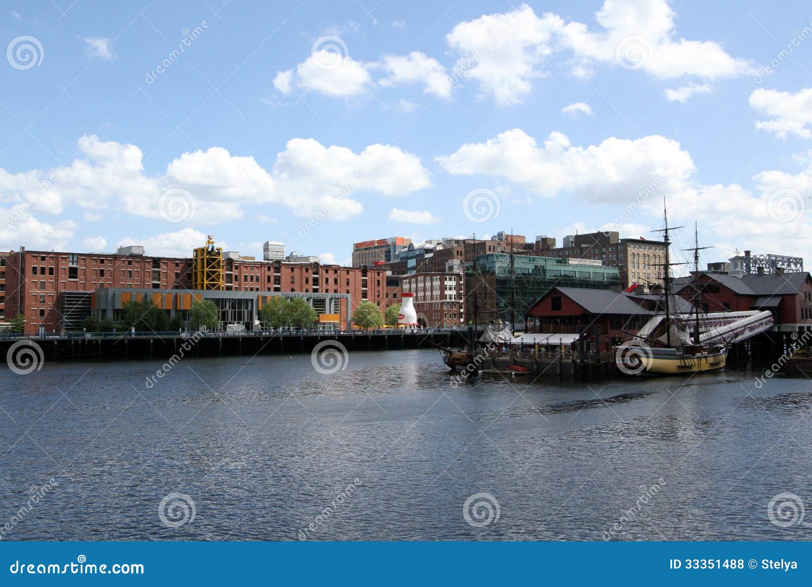 Independence Wharf Boston editorial stock photo. Image of massachusetts