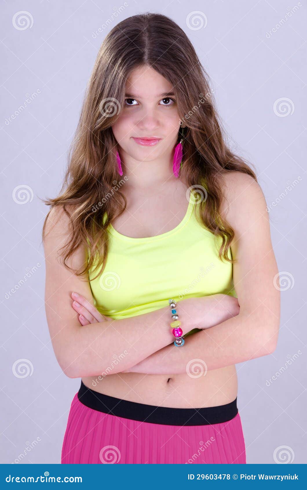 Independent teenage girl stock photo. Image of indomitable -