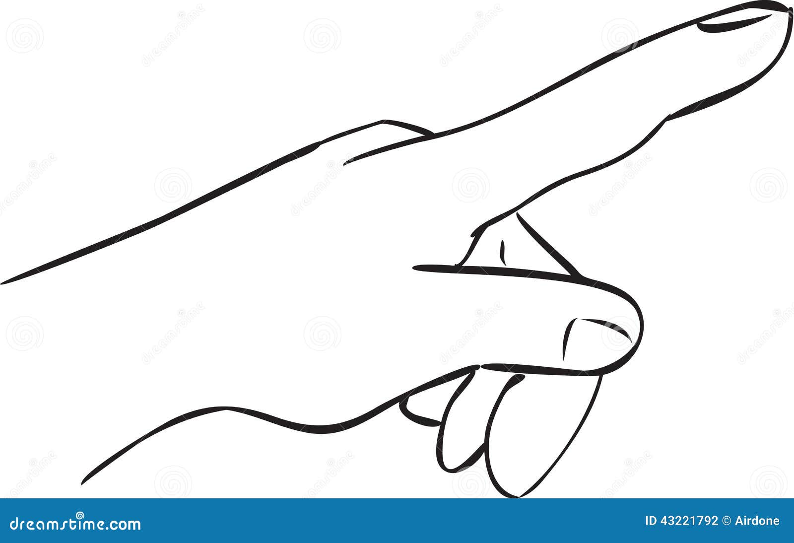 Pointing Forward Emoticon Cartoon Vector | CartoonDealer.com #137772917