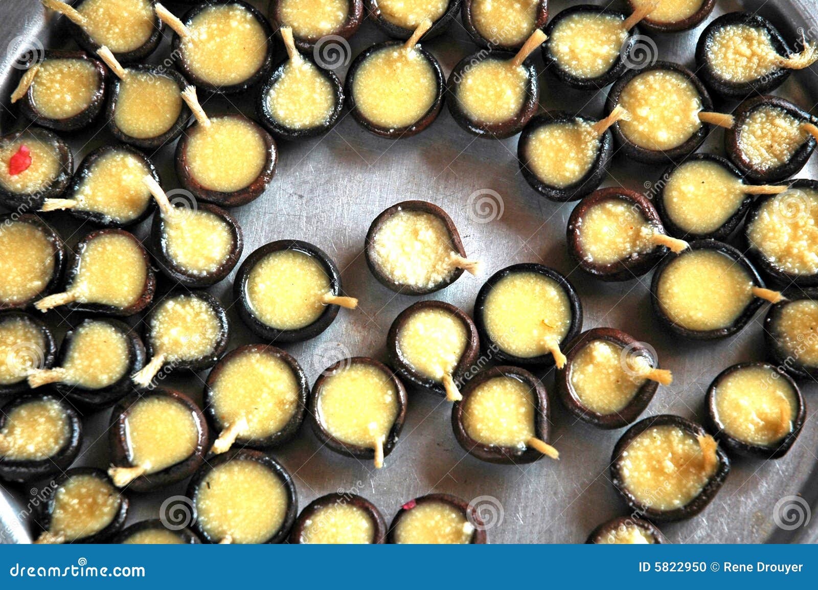 India Candles in a temple stock photo. Image of south 5822950