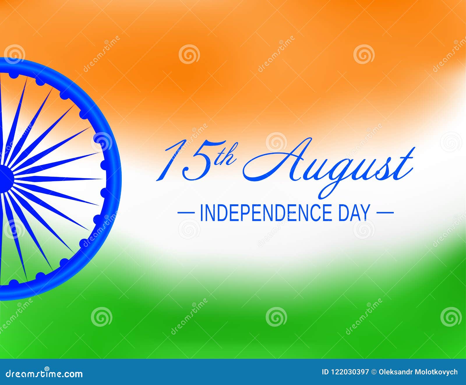 India Independence Day Background. 15th Of August Indian Independence