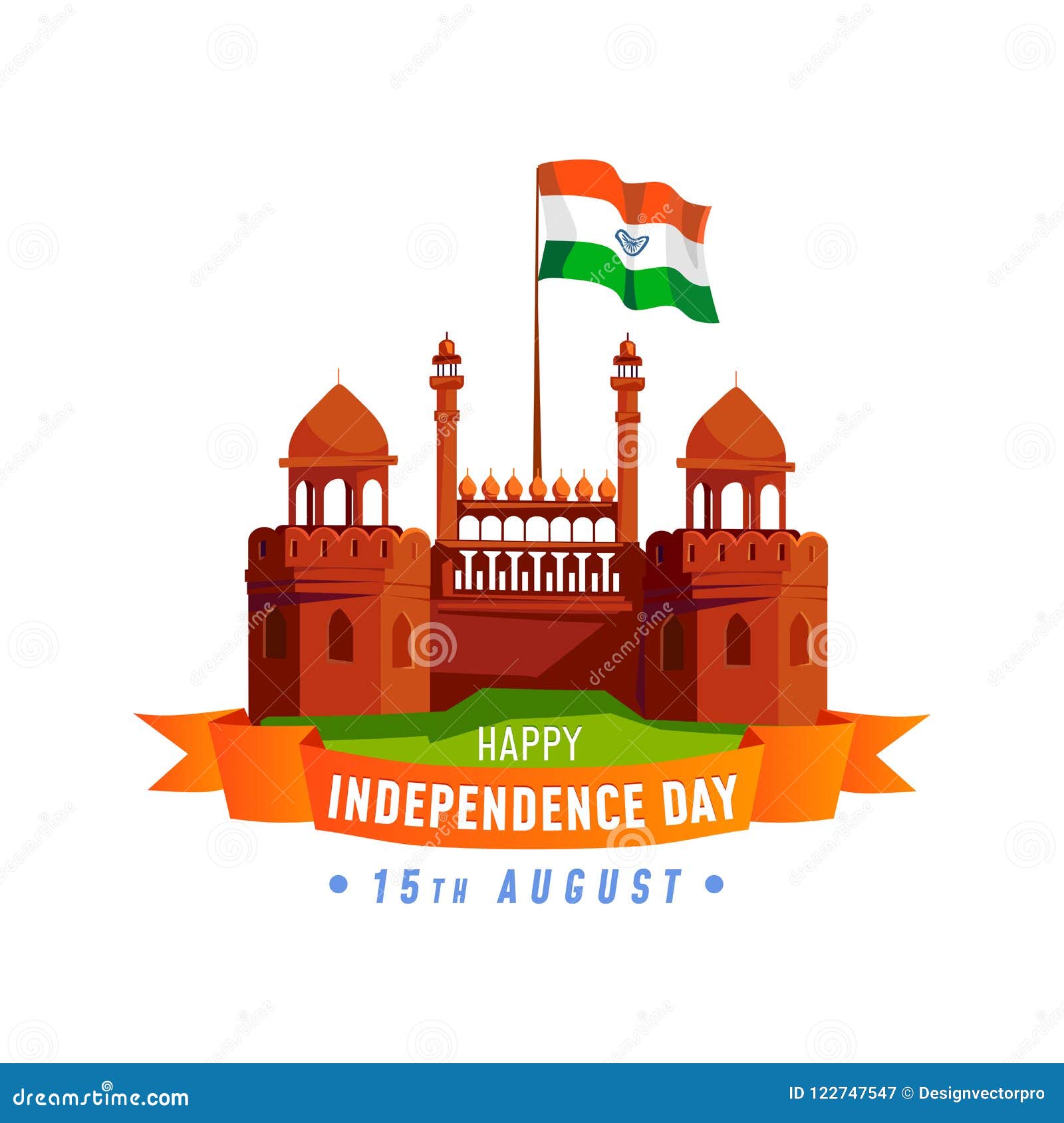India Independence Day Card Isolated on White Background. Cartoon India Greeting Card Design Template Stock Vector - Illustration of editable, india: 122747547 India Independence Day Card Isolated on White Background. Cartoon India Greeting Card Design Template Stock Vector - Illustration of editable, india: 122747547