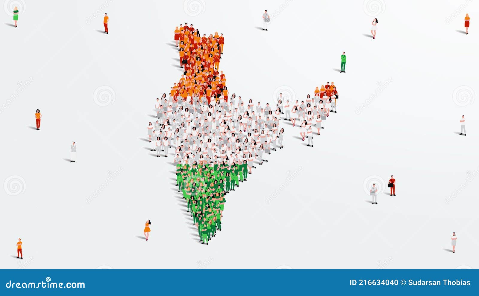 India Map and Flag. People Crowd or Population. 4K Video Animation. Stock  Footage - Video of hinduism, color: 216634040