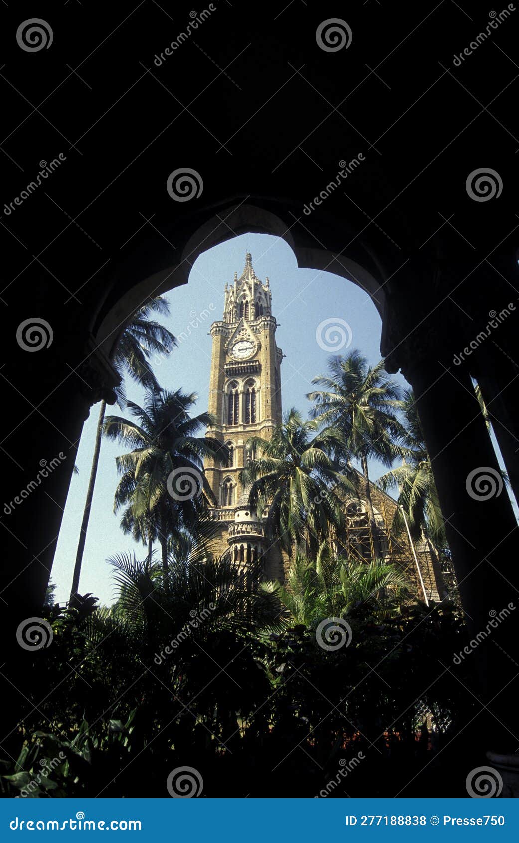 india mumbai colaba rajabai clock tower