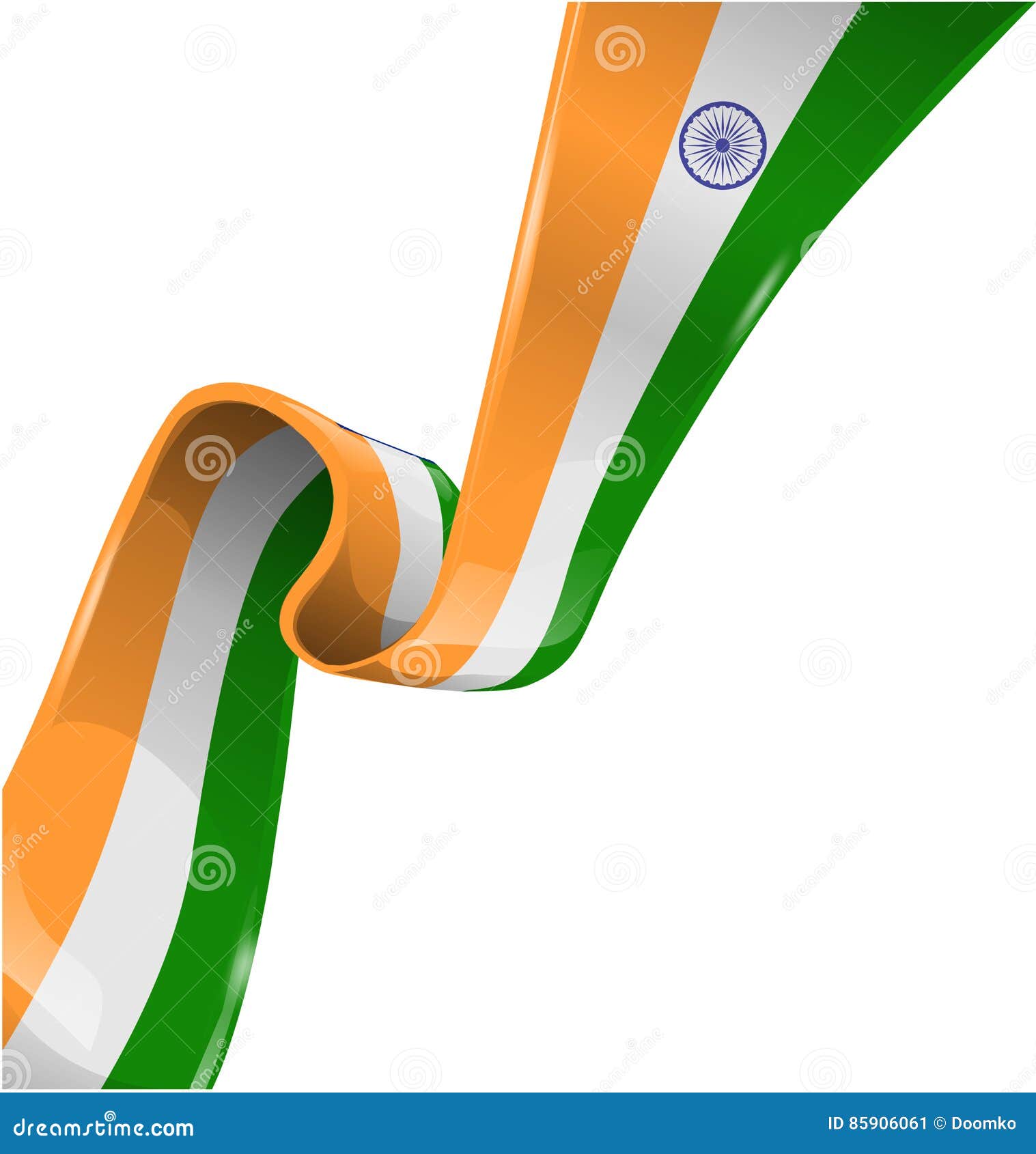 India ribbon flag stock vector. Illustration of background 85906061