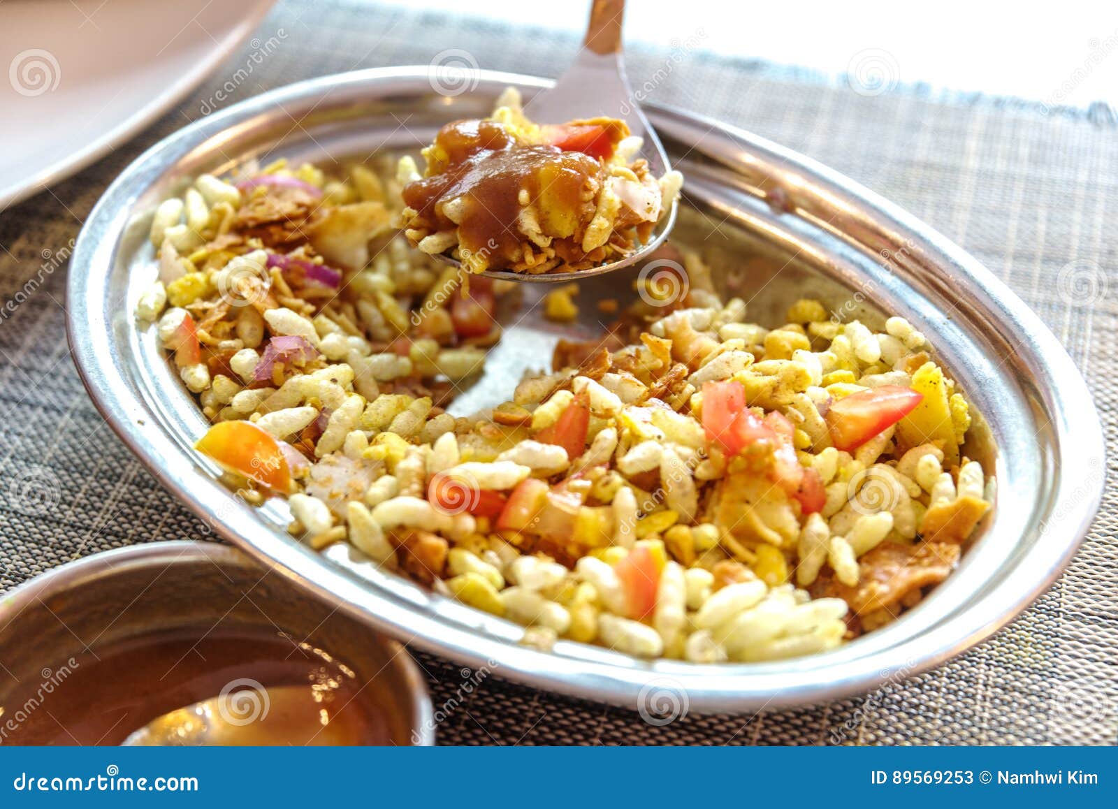 India Savoury Snack Bhel Puri Stock Image Image of healthy, salty