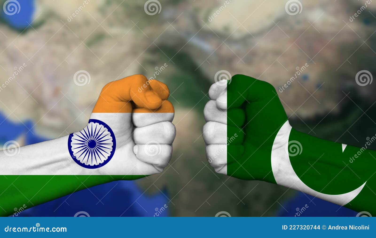 india vs, versus pakistan. conflict and tensions between india and pakistan