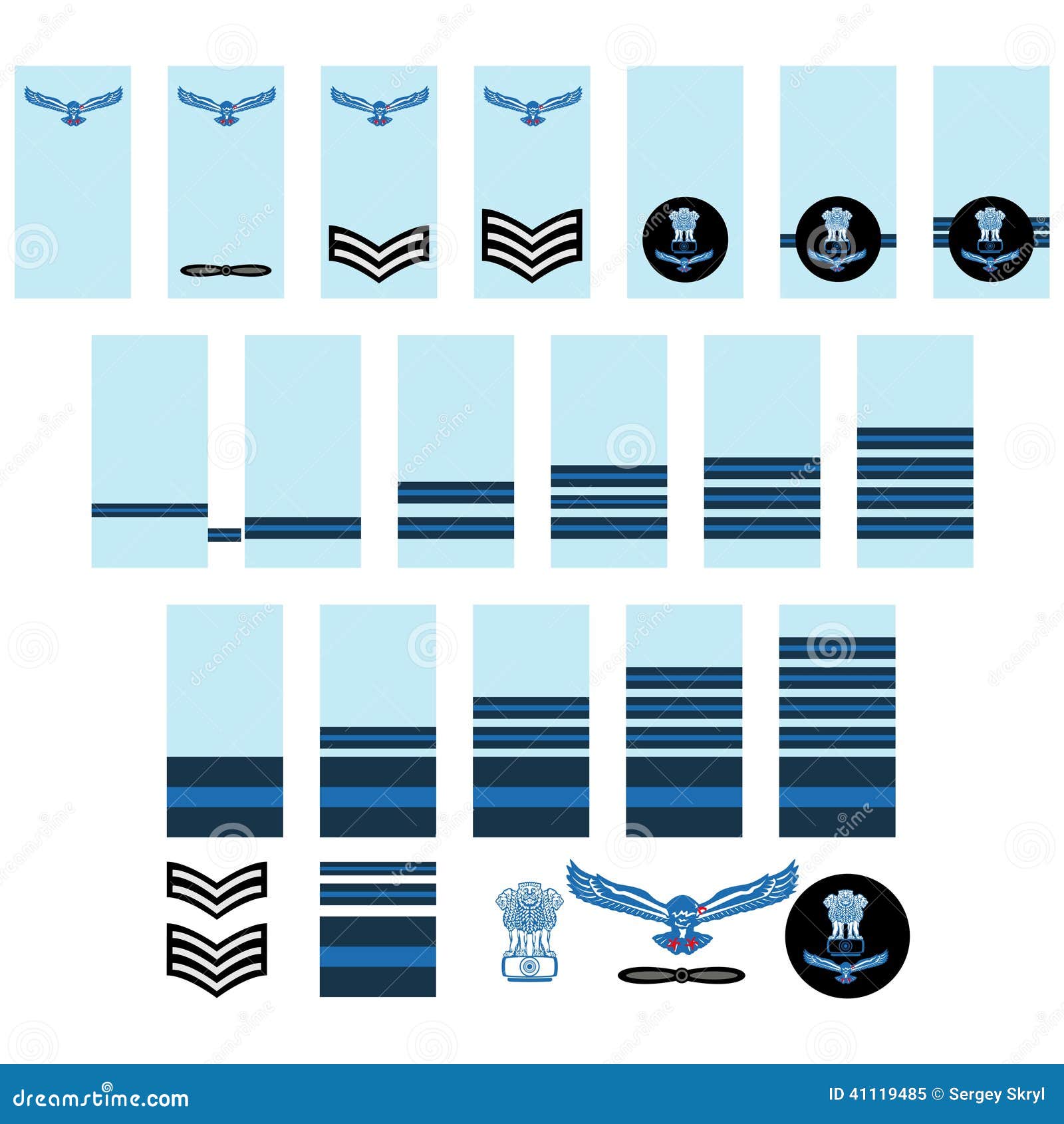 Air Force Insignia Chart