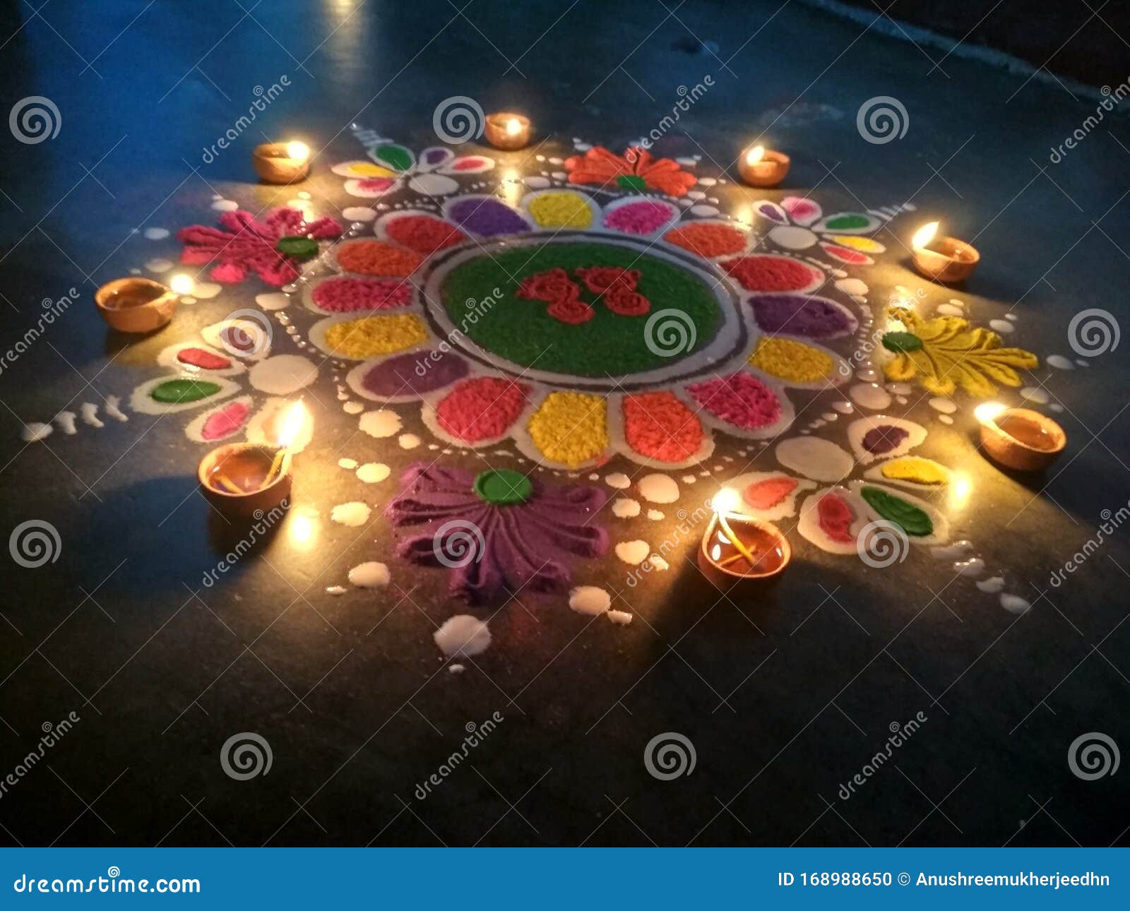 Indian Alpana Rangoli Design for Diwali Festival Editorial Image - Image of  design, bengali: 168988650