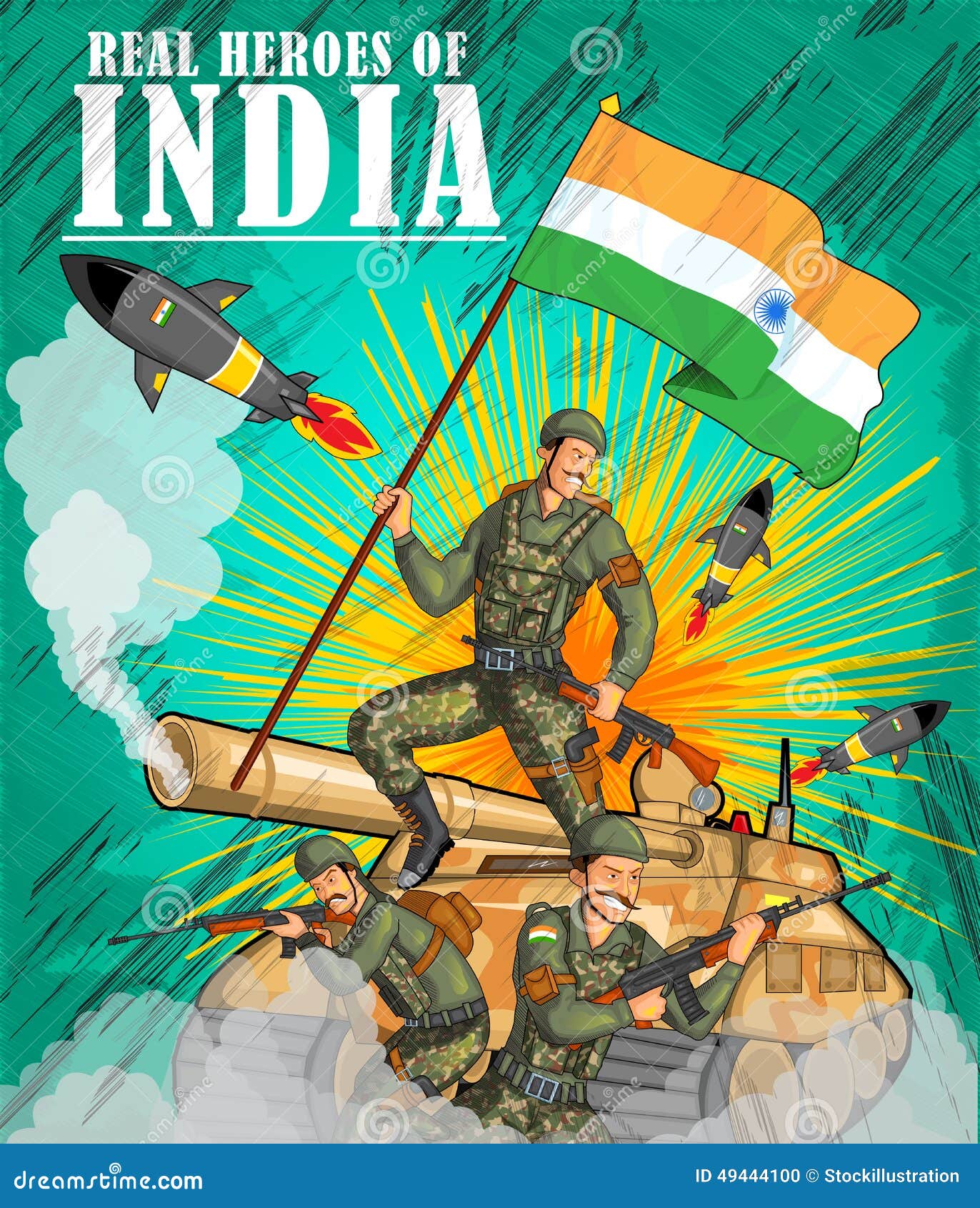 Indian Army Stock Illustrations – 2,774 Indian Army Stock ...