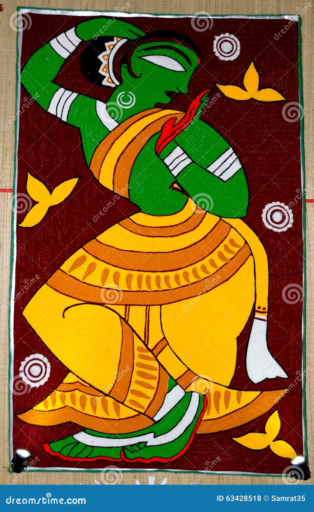 indian art during durga festival