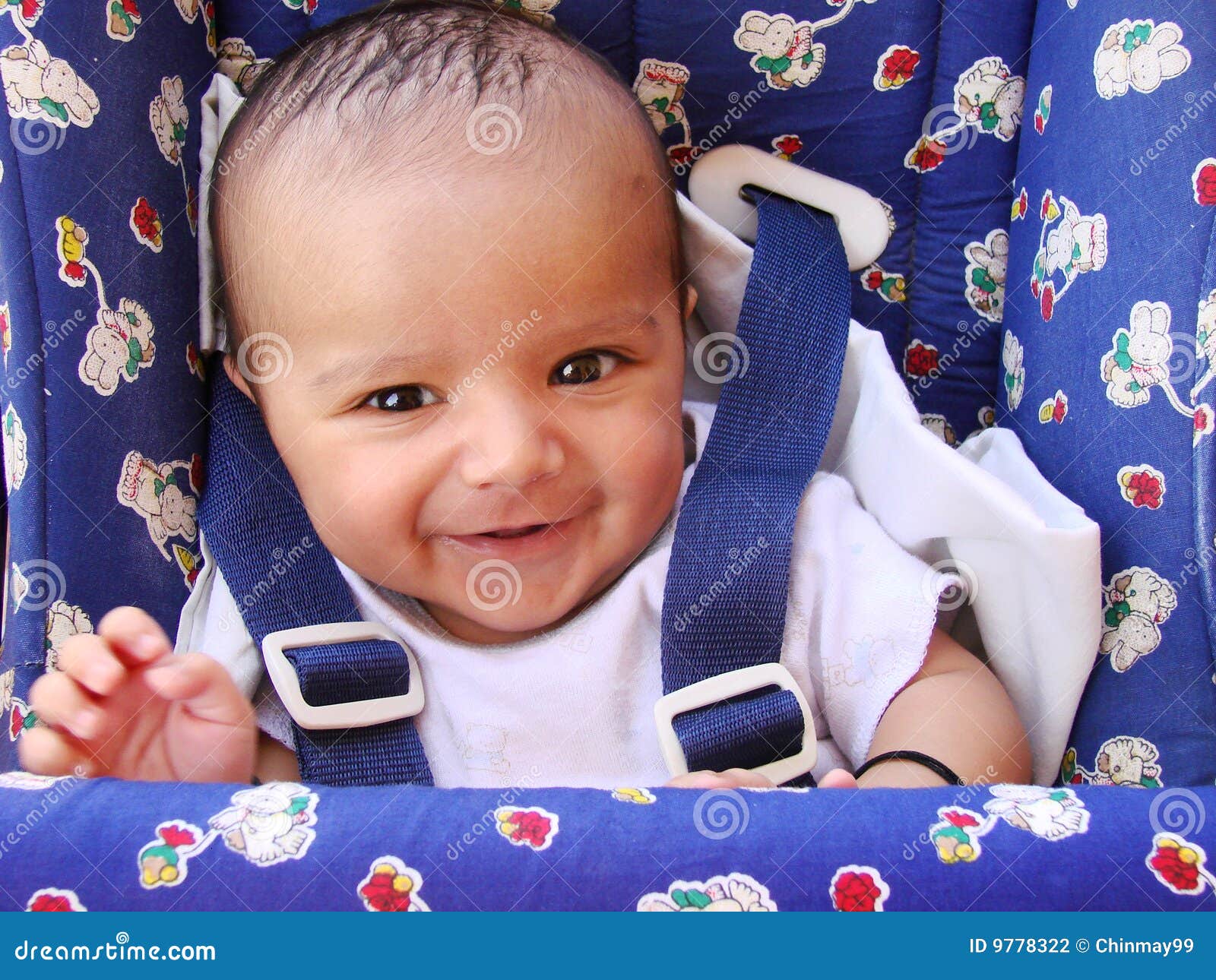 indian smiling baby boy